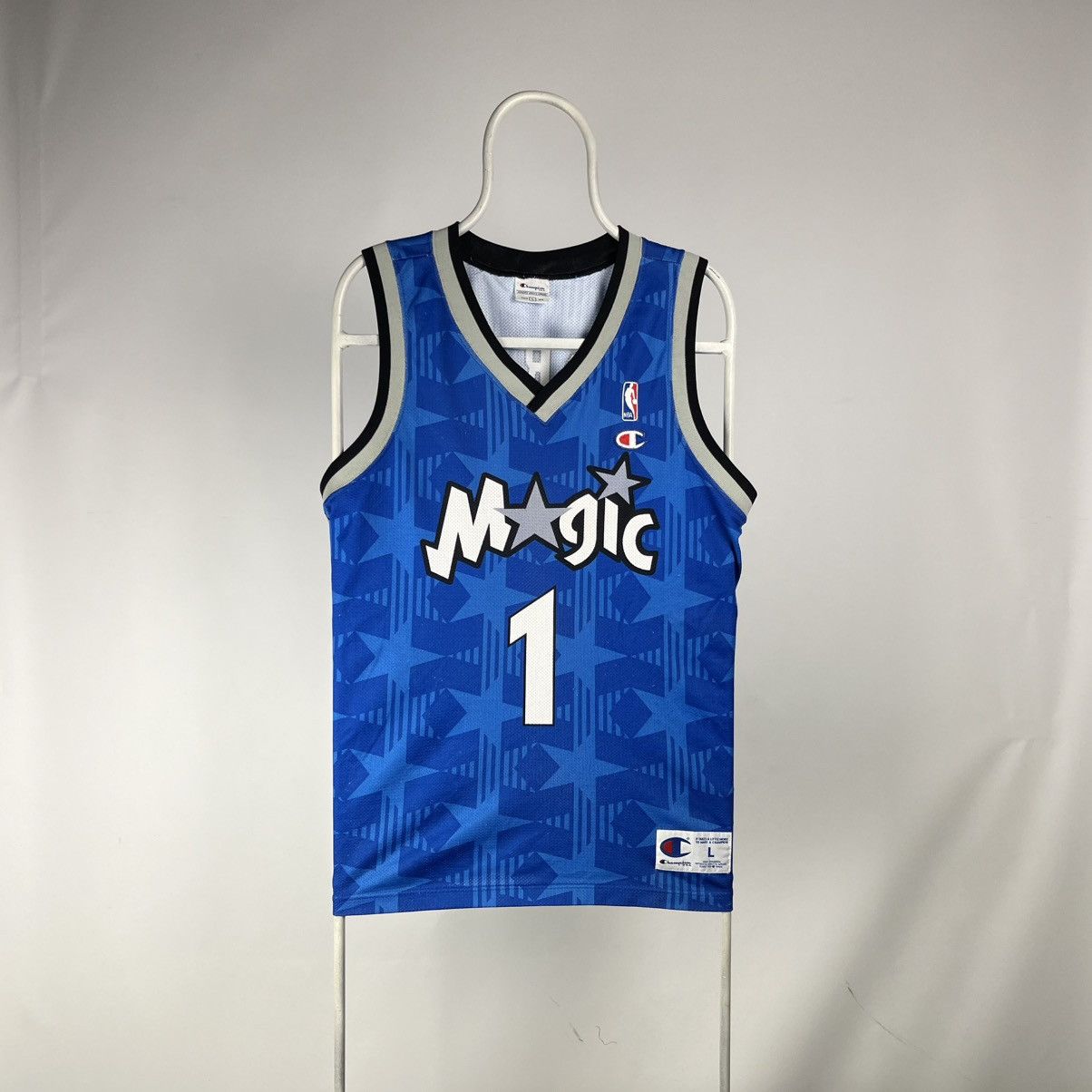 Champion Orlando Magic NBA Basketball Champion jersey #1 McGRADY Size US L / EU 52-54 / 3 - 1 Thumbnail