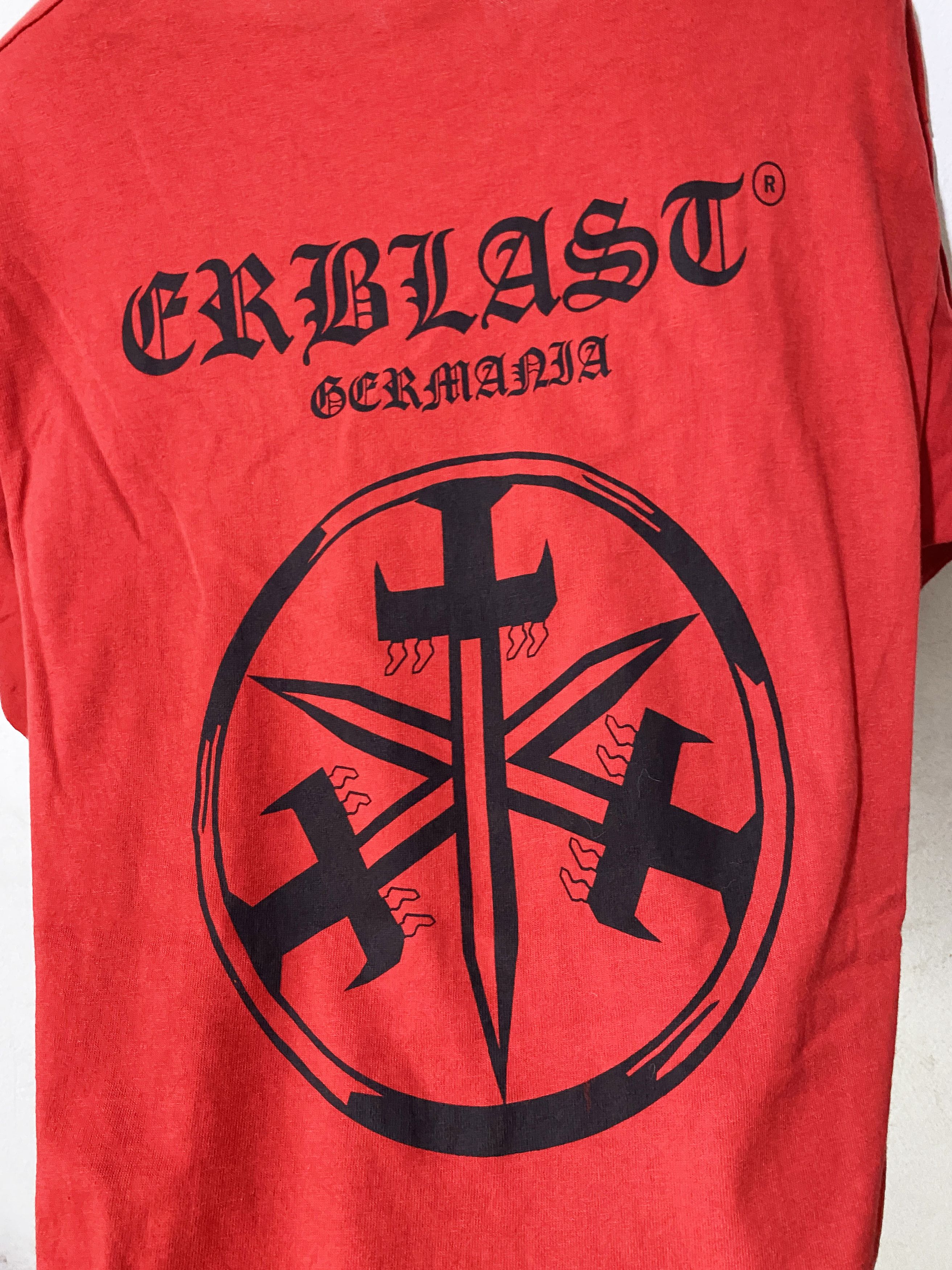 Band Tees × Vintage Vintage 90s Erblast band Shirt Size US S / EU 44-46 / 1 - 2 Thumbnail