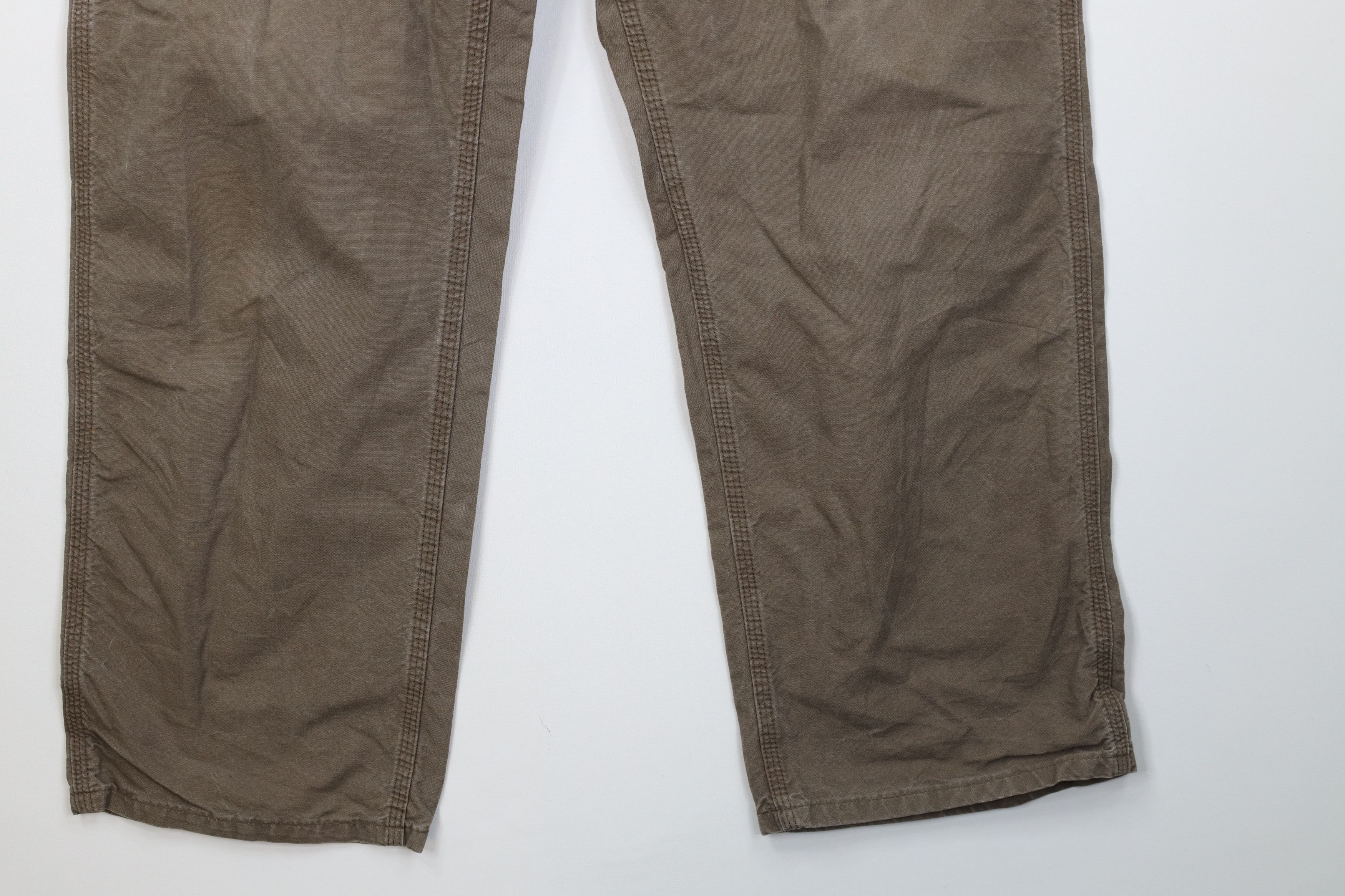 Carhartt Vintage Y2K Carhartt Wide Leg Dungaree Pants Light Brown Size US 36 / EU 52 - 5 Thumbnail