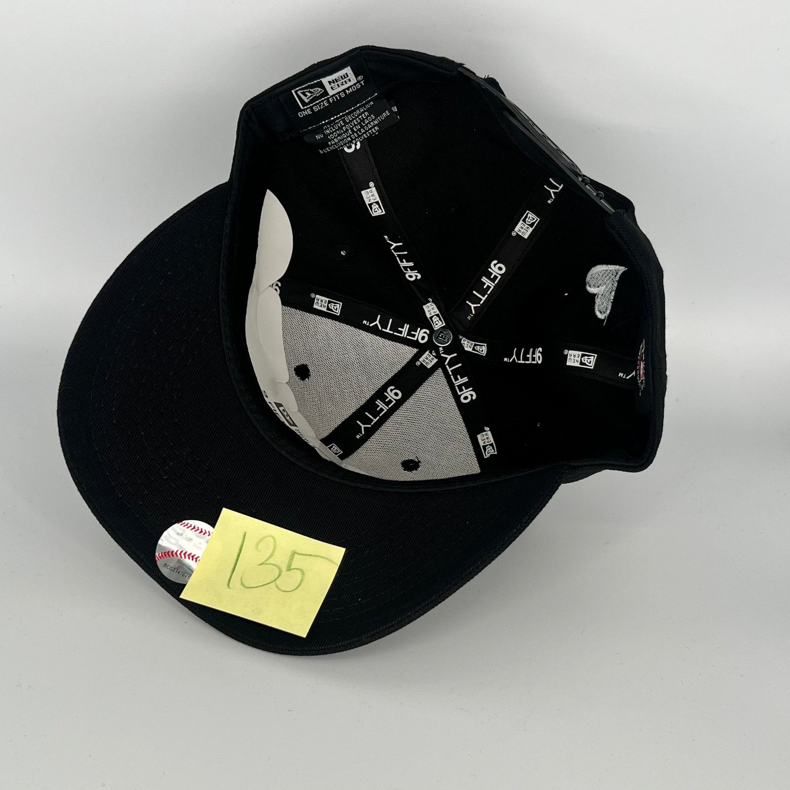 New Era Black Chicago White Sox With Black Love Symbol New Era MLB Size ONE SIZE - 4 Thumbnail