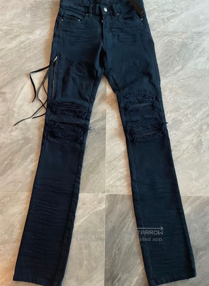 Amiri Amiri Size 28 Mx2 black cattle 28 yards in stock Size US 28 / EU 44 - 1 Thumbnail
