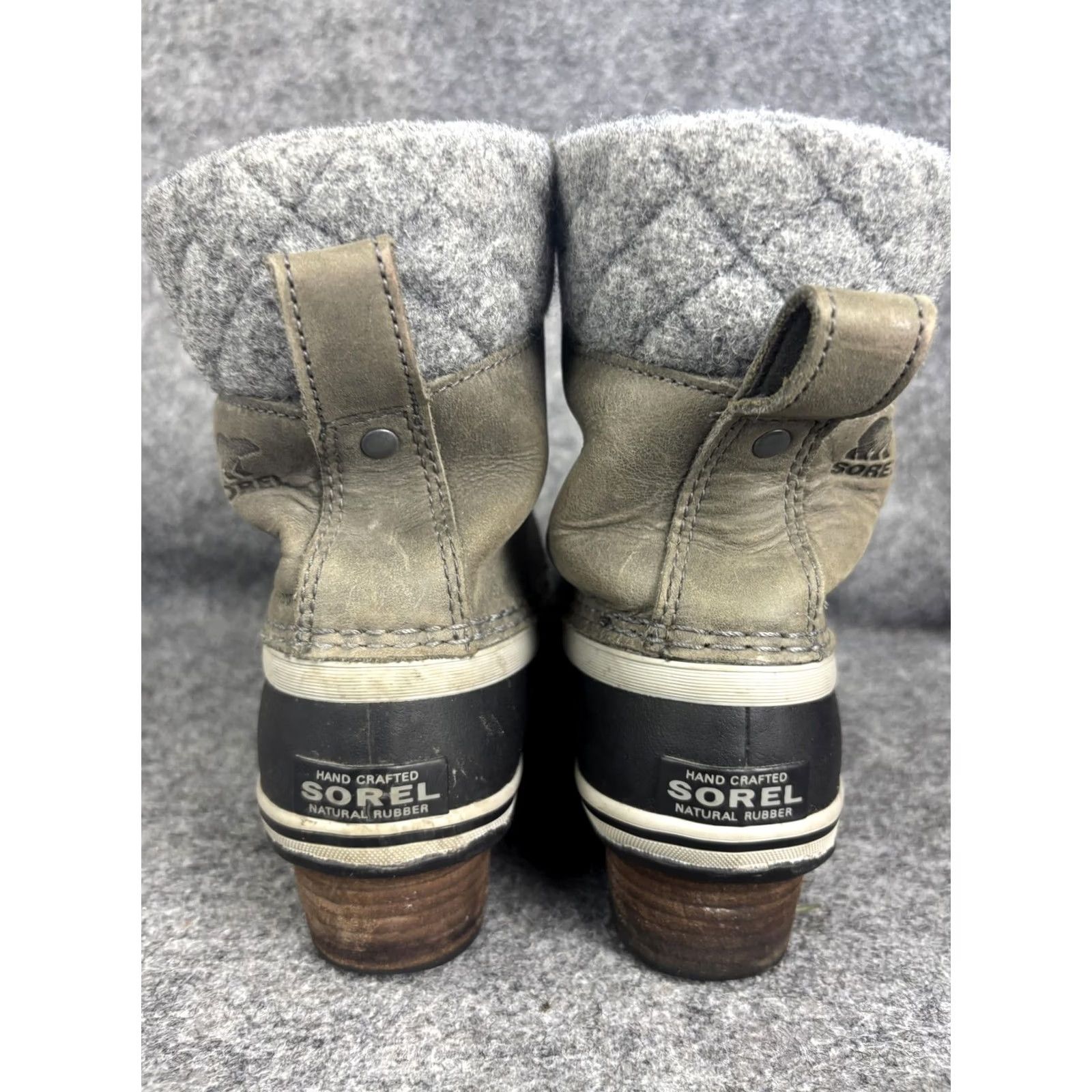 SOREL Sorel Slimpack II Lace Boots Womens 6.5 Brown Gray Waterproof Winter Snow Size US 7 / IT 37 - 5 Thumbnail
