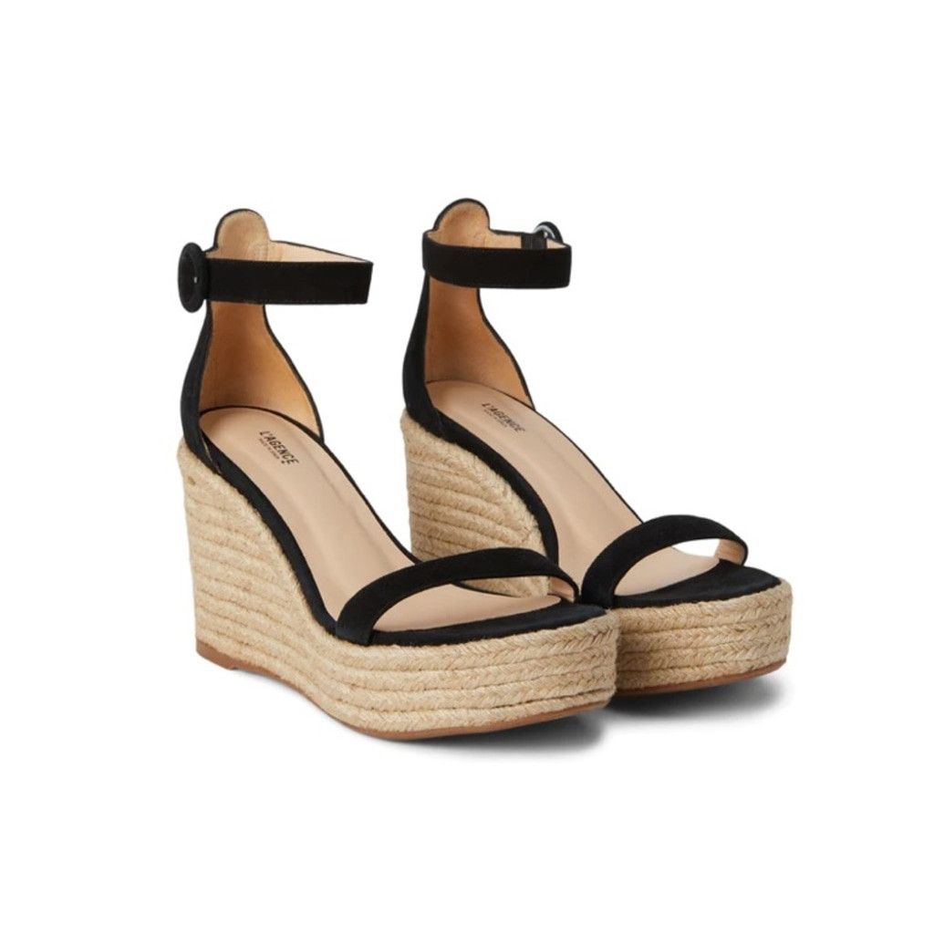 L'AGENCE L'AGENCE Elysee Wedge in Black, Size: EU 39.5 Size US 9.5 / IT 39.5 - 7 Thumbnail