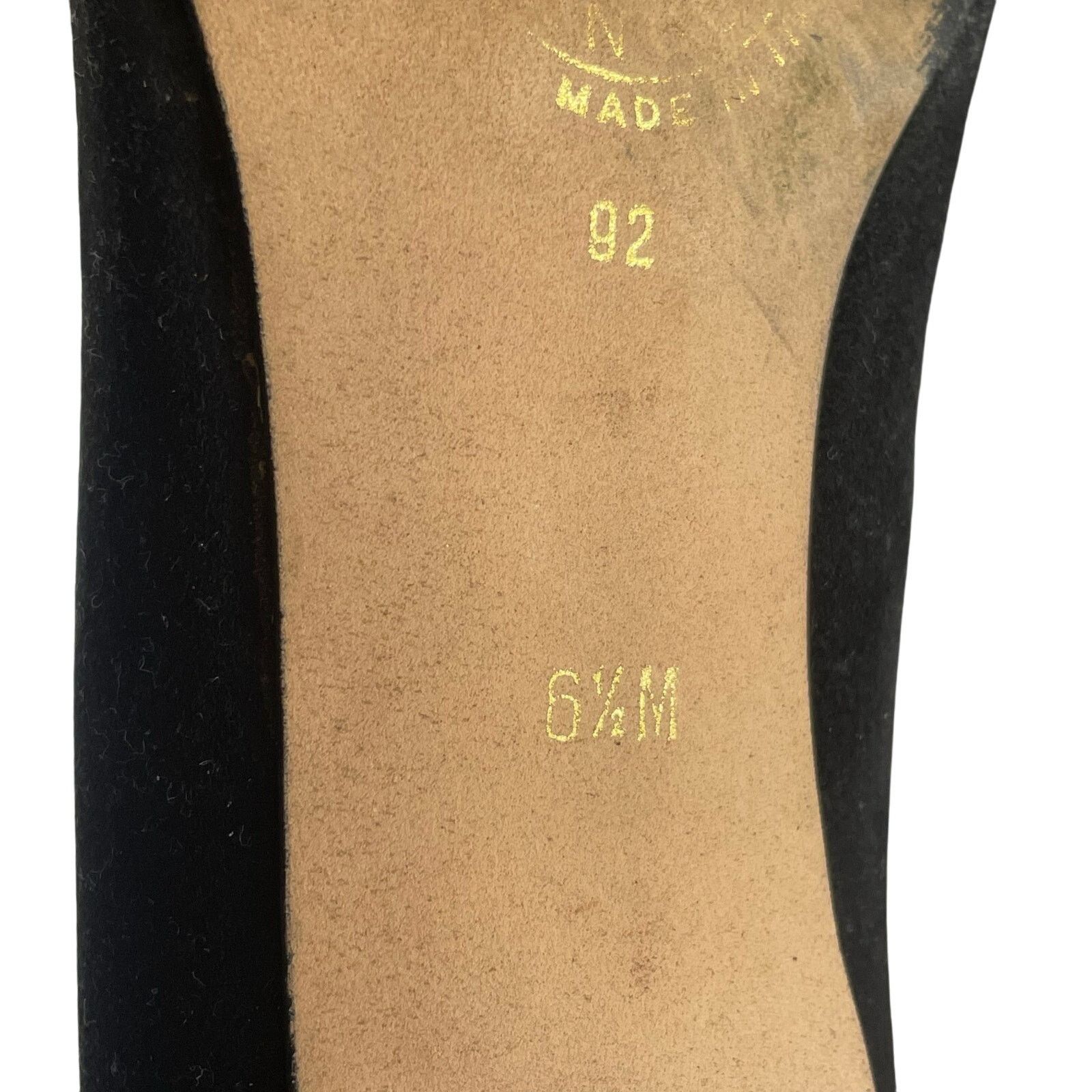 Other Bandolino Black Suede Heels Size US 6.5 / IT 36.5 - 3 Thumbnail