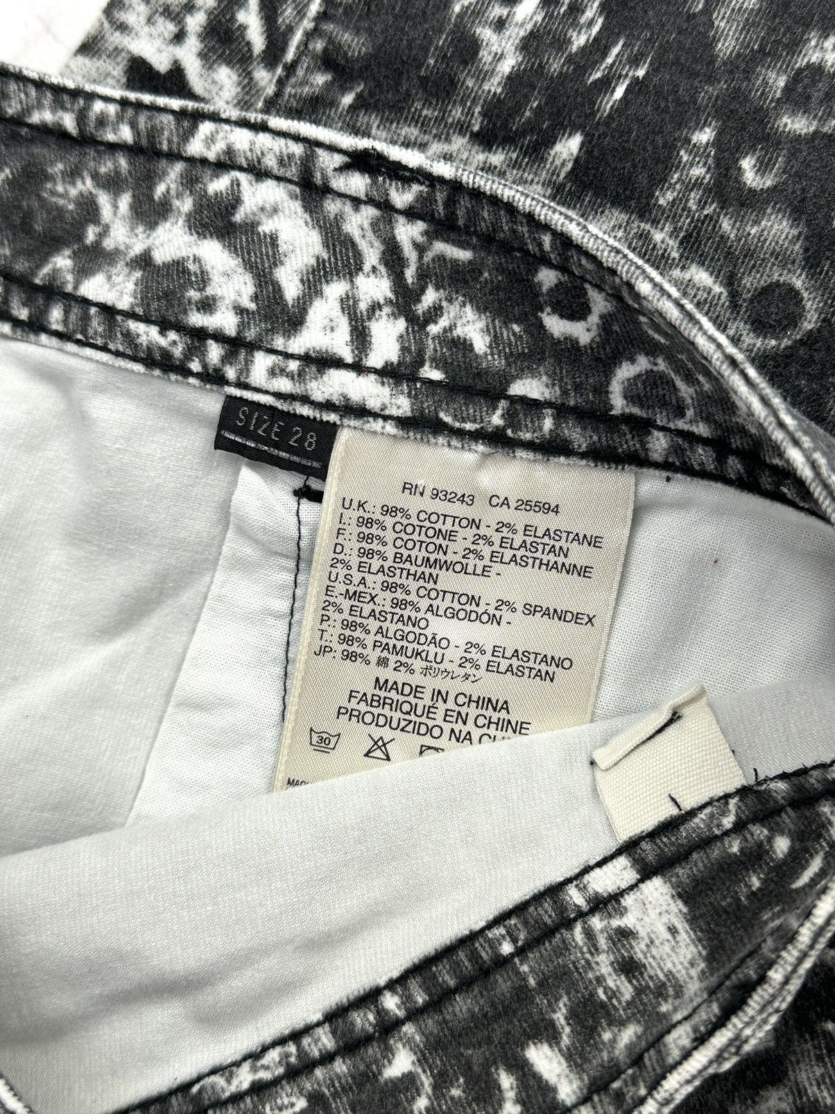 Diesel × Vintage Y2K Diesel Vintage Printed Women’s Jeans Pants Size 28" / US 6 / IT 42 - 6 Thumbnail