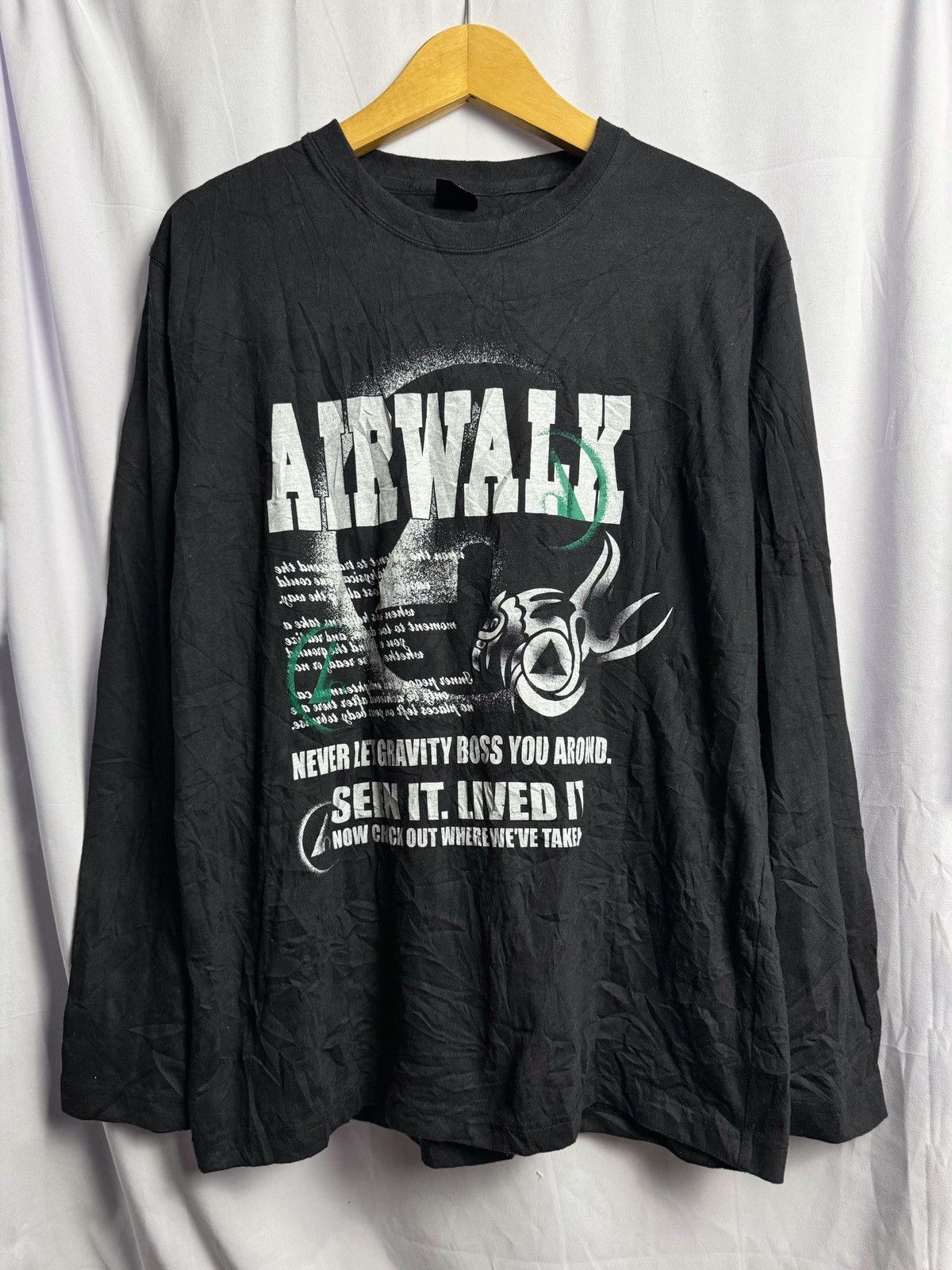 Hysteric Glamour × If Six Was Nine × Japanese Brand Airwalk-Japanese Poem Long Sleeve Ifsixwasnine lgb style Size US L / EU 52-54 / 3 - 1 Thumbnail