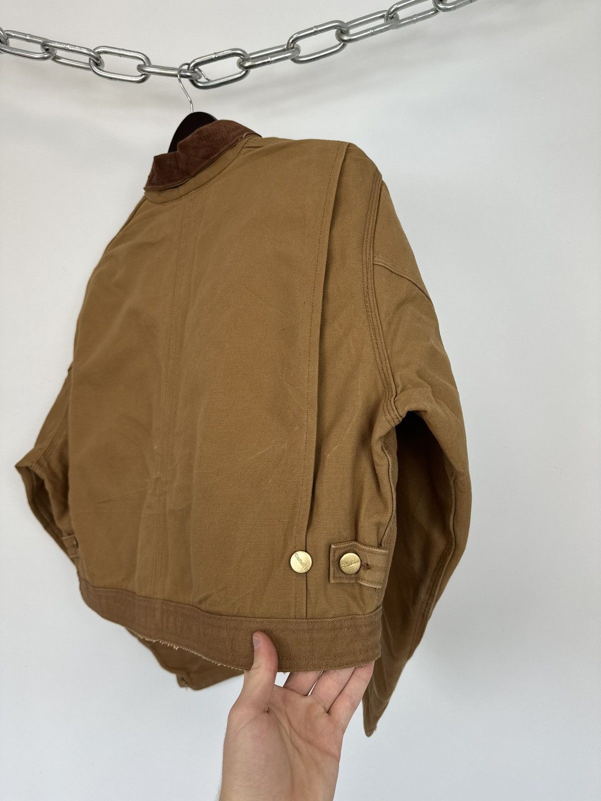 Carhartt Vintage 90s Carhartt Made In USA Cropped Boxy Detroit Jacket Size US S / EU 44-46 / 1 - 14 Thumbnail