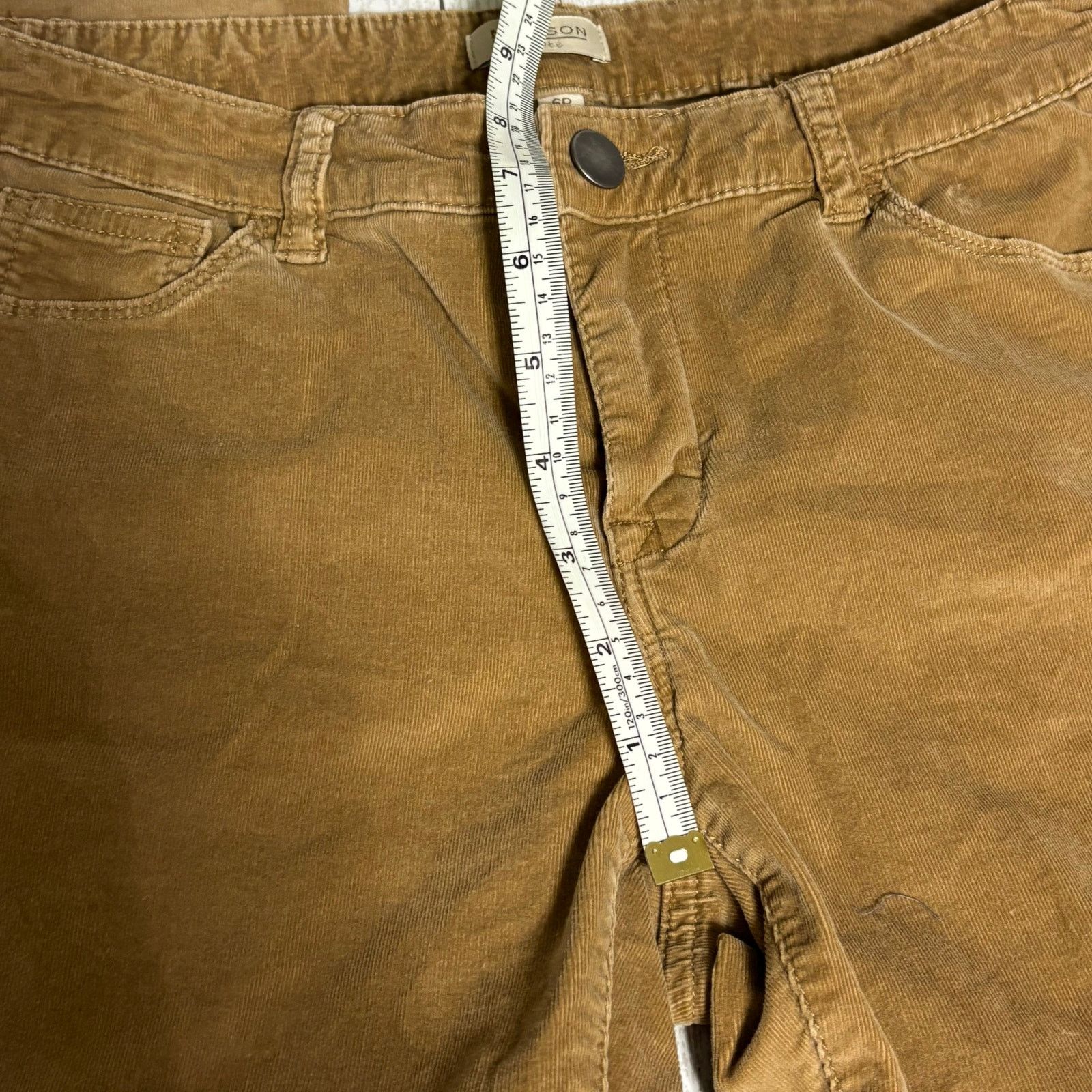 Madison Madison Petite Brown Corduroy Pants Size 6P Size 28" / US 6 / IT 42 - 7 Thumbnail