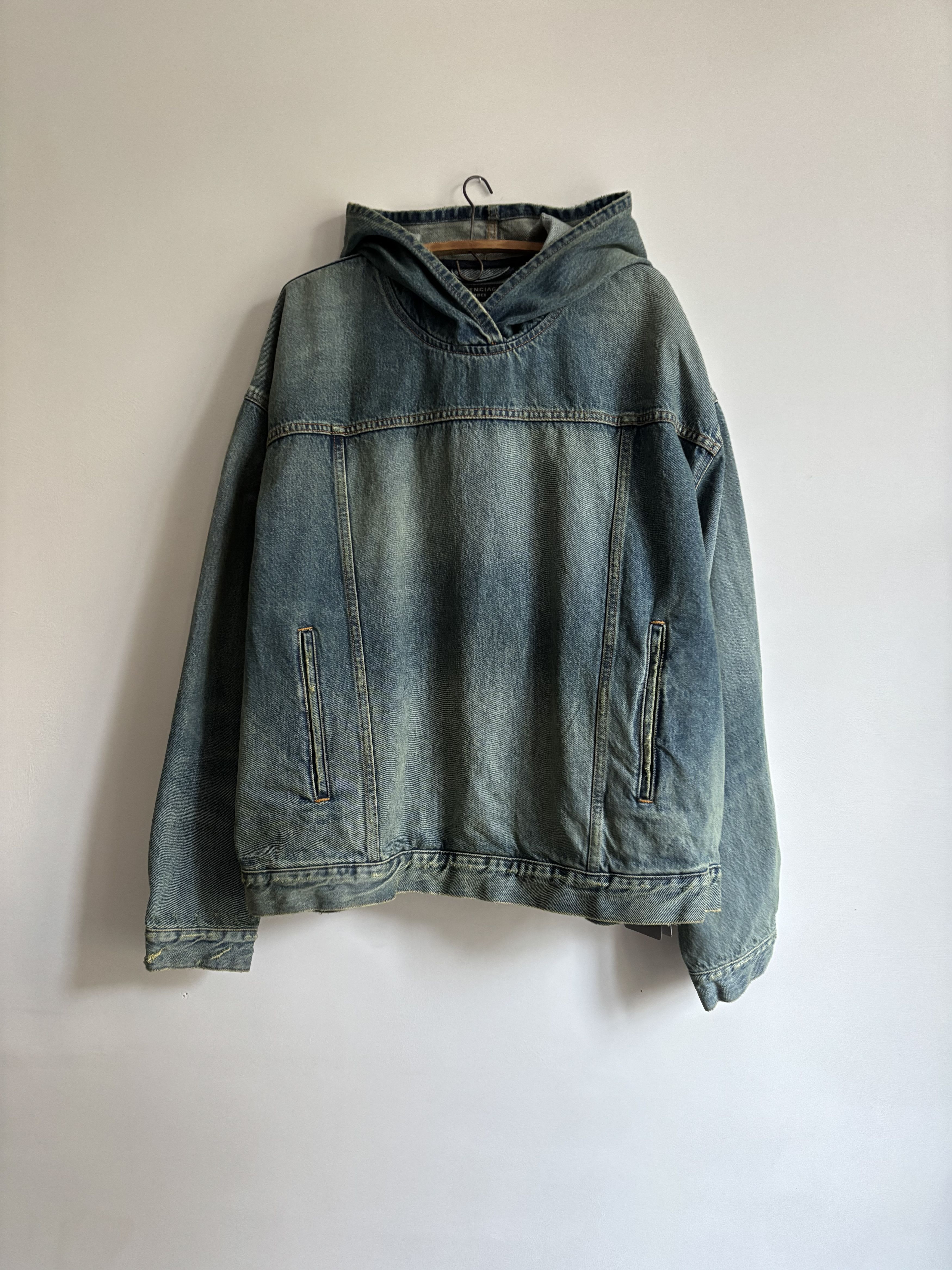 Denim Hoodie Pull-Over