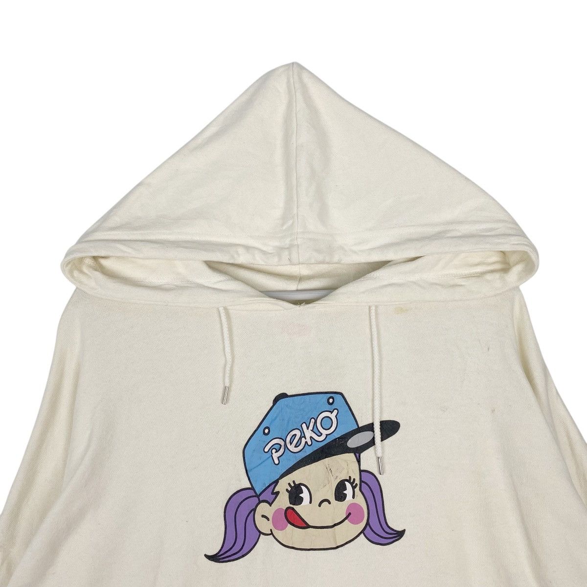 Other Vintage Peko and Poko Hoodie White Big Logo Size L Size US L / EU 52-54 / 3 - 4 Thumbnail