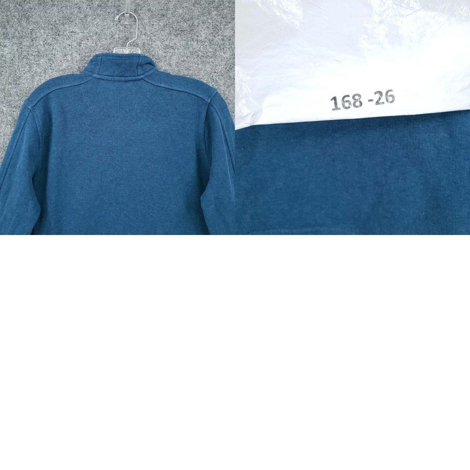 Orvis Orvis Sweater Mens M Medium Blue 1/4 Zip Pullover Mock Neck Long Sleeve Lined Size US M / EU 48-50 / 2 - 9 Thumbnail