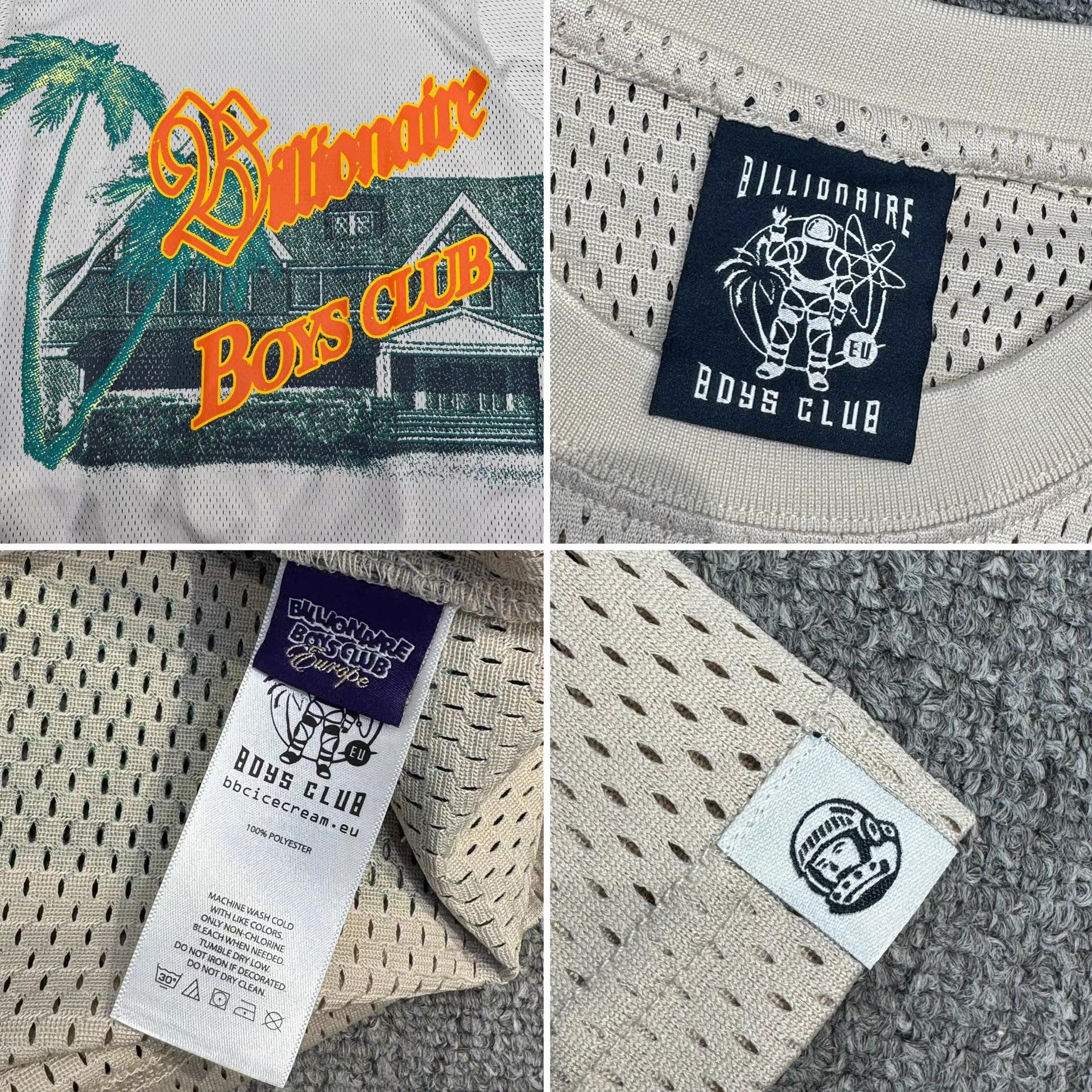 Billionaire Boys Club BBC Mesh Crew Neck Short Sleeve T‑shirt Q5 Size US M / EU 48-50 / 2 - 3 Thumbnail