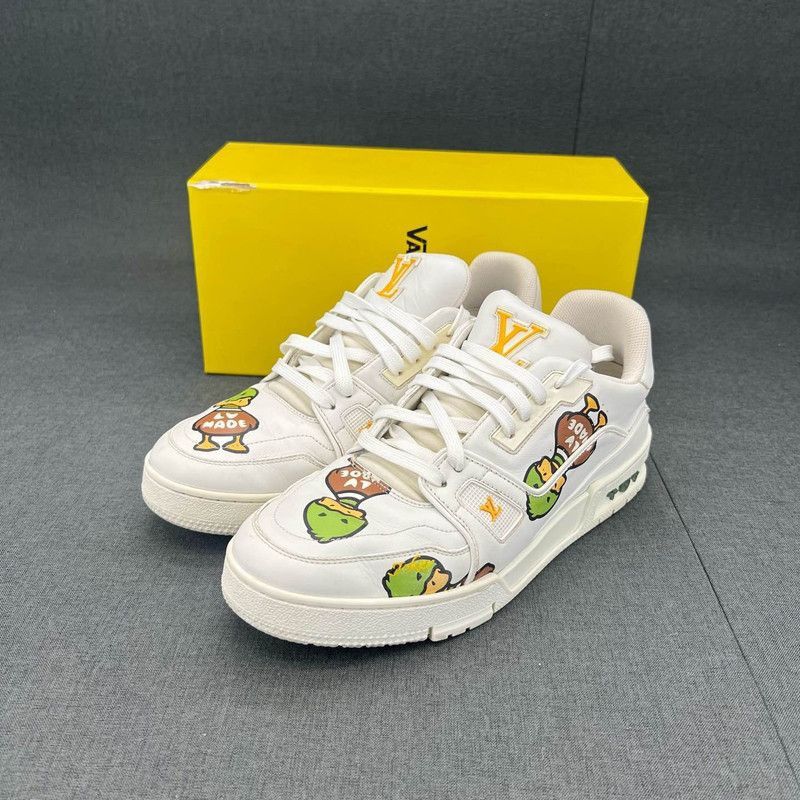 Louis Vuitton Nigo x Louis Vuitton Low-Top Fashion Sneakers -2508 Size US 8 / EU 41 - 1 Thumbnail