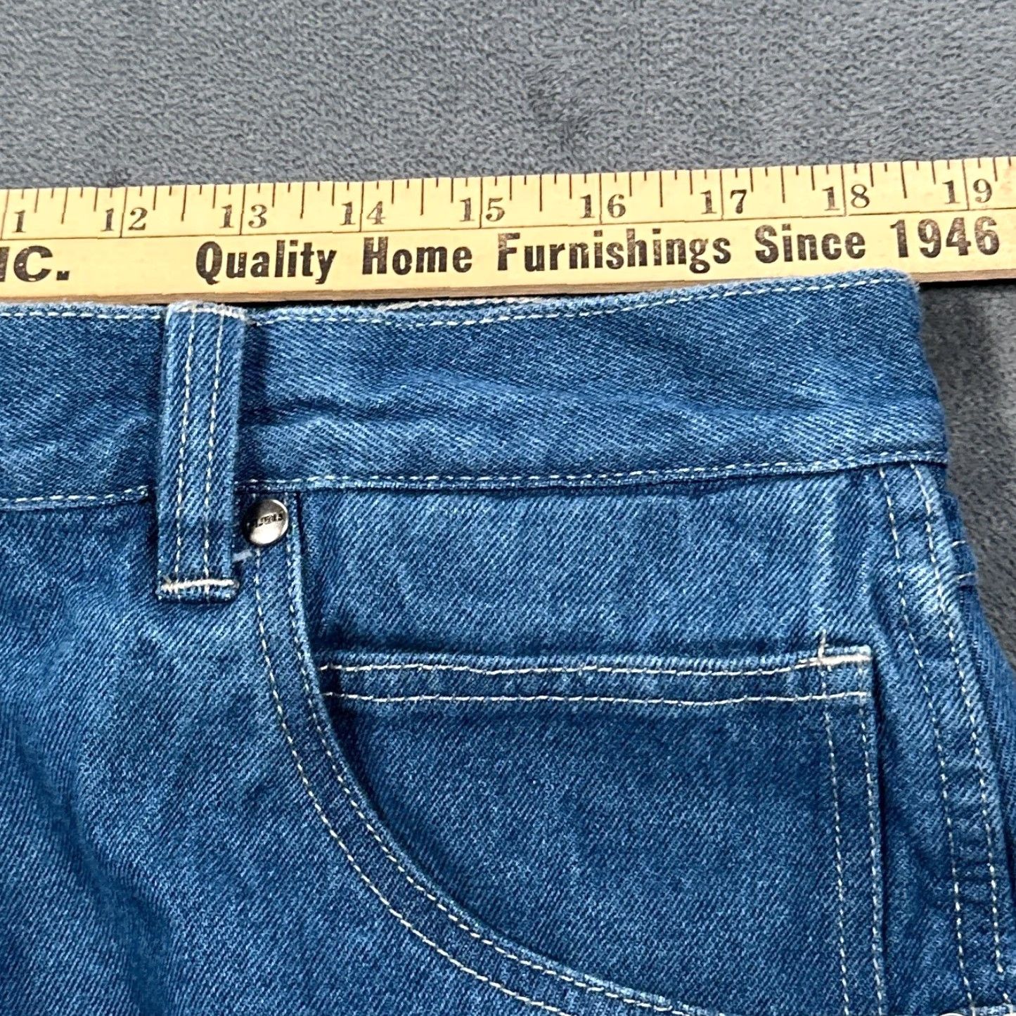 Fubu VINTAGE FUBU Collection Cargo Shorts Men 36 Blue Denim 5-Pocket Stretch Y2K Size US 36 / EU 52 - 5 Thumbnail