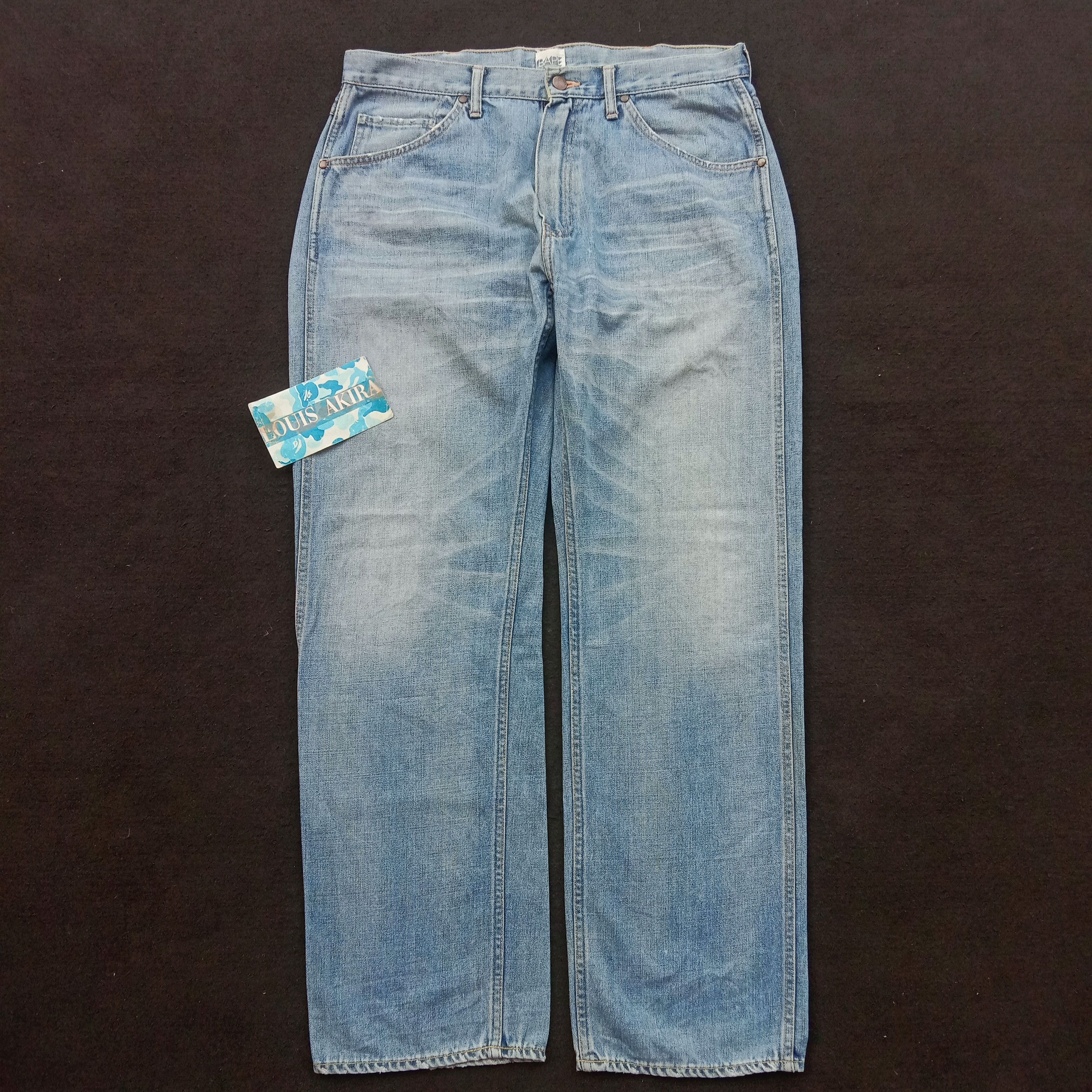 Bape Baby Milo Denim (2006) Size US 34 / EU 50 - 4 Thumbnail