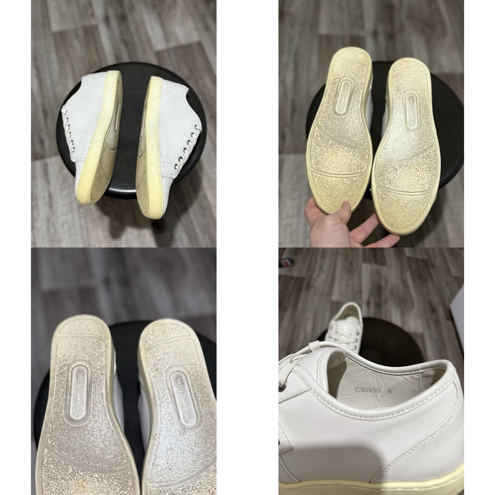 Dolce & Gabbana Dolce&Gabbana Low Top Sneakers White Leather Mens US 8 EU 41-42 Casual City Luxury Sneakers Dolce Gabana Shoes Men Size US M / EU 48-50 / 2 - 8 Thumbnail