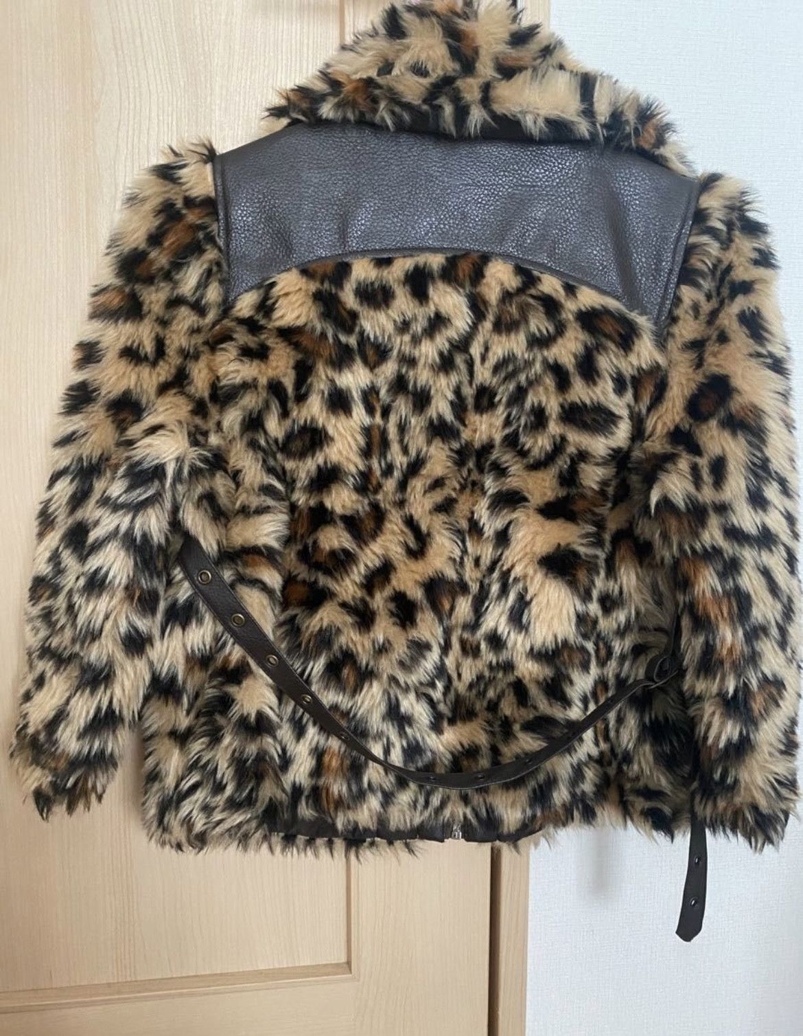Japanese Brand Rare JSG leopard fur crop jacket 🐆 Size S / US 4 / IT 40 - 6 Thumbnail