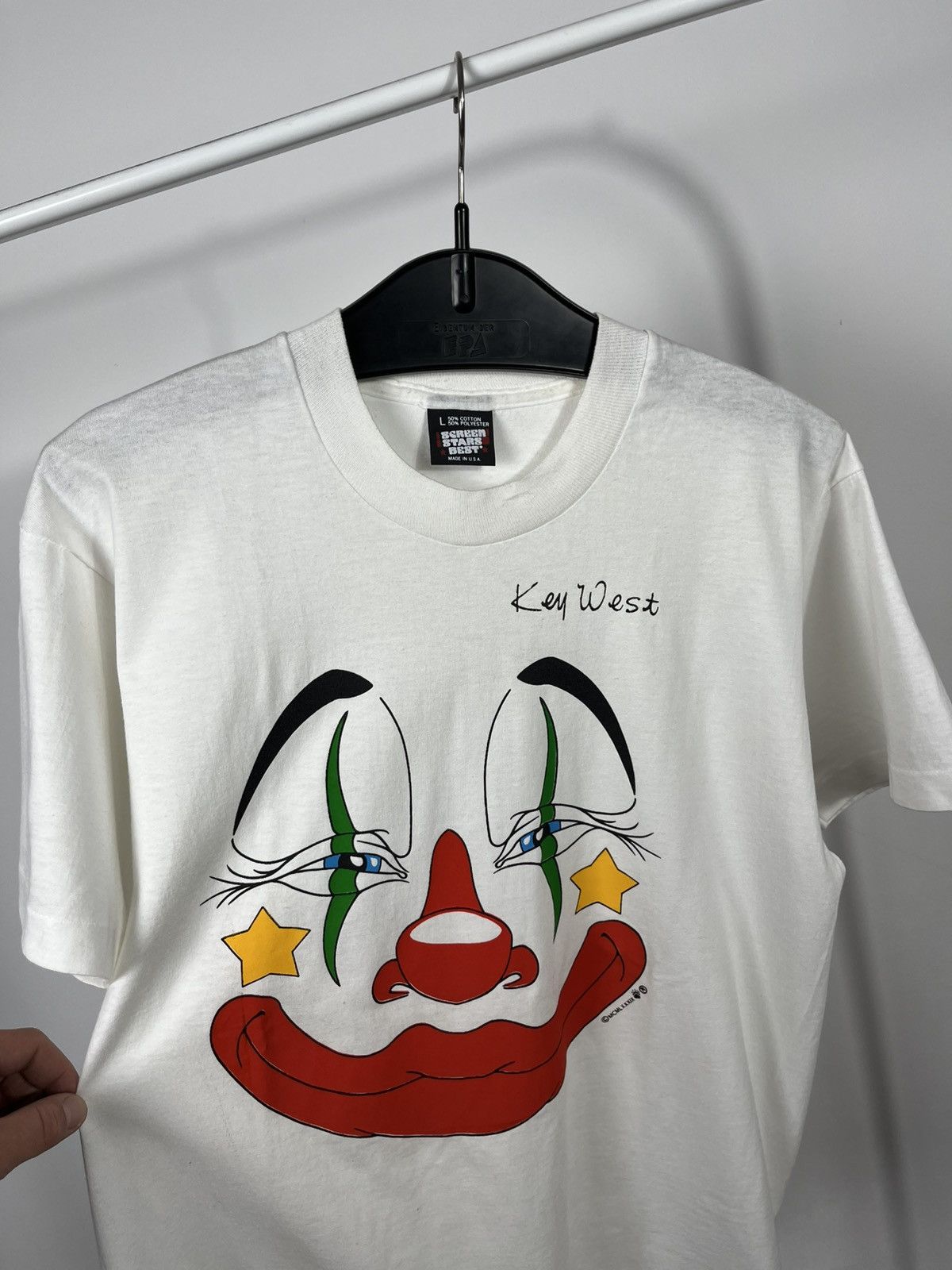 Other Vintage Key West Clown T-Shirt Screen Stars Single Stitch Size US L / EU 52-54 / 3 - 14 Thumbnail