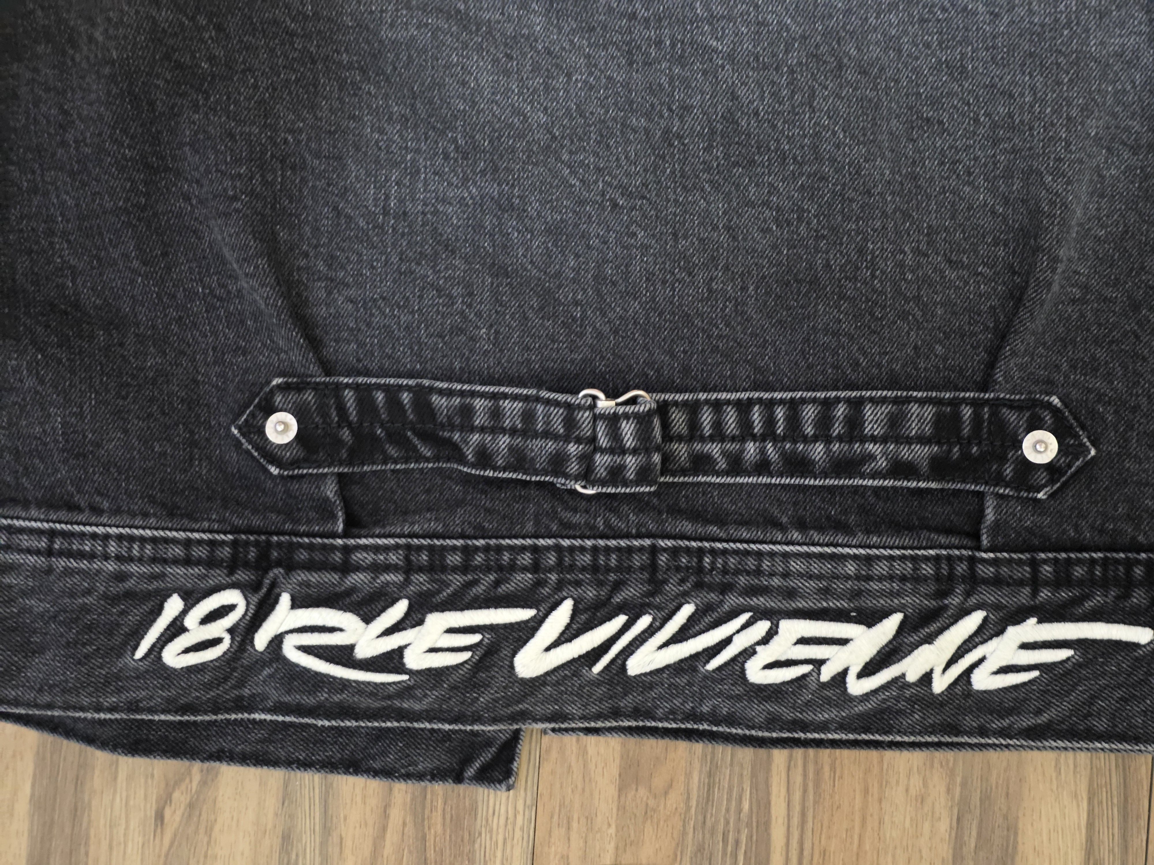 Kenzo Kenzo x Futura 2000 Boke Flower Black Denim Jacket Size US M / EU 48-50 / 2 - 7 Thumbnail