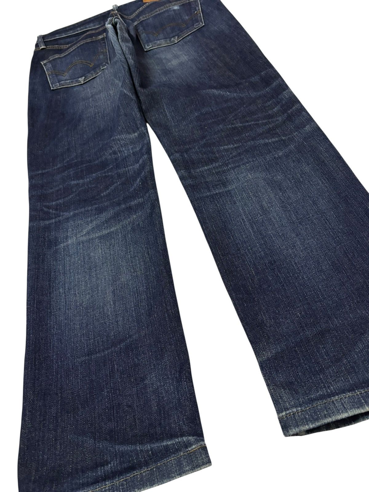 Edwin Vtg Edwin Japan 503 Distressed Jeans Size US 31 - 6 Thumbnail