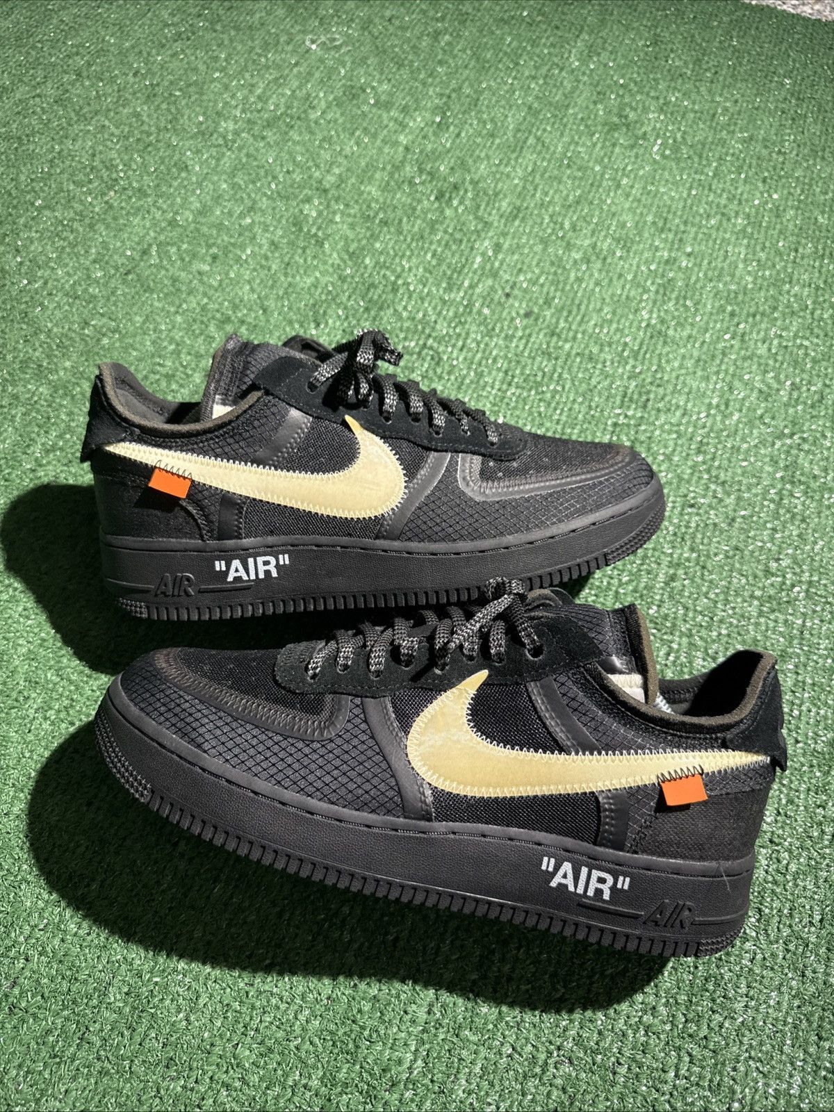 Pre-owned Nike X Off White Size 8.5 - Nike Air Force 1 Low X Off-white Black 2018 Shoes