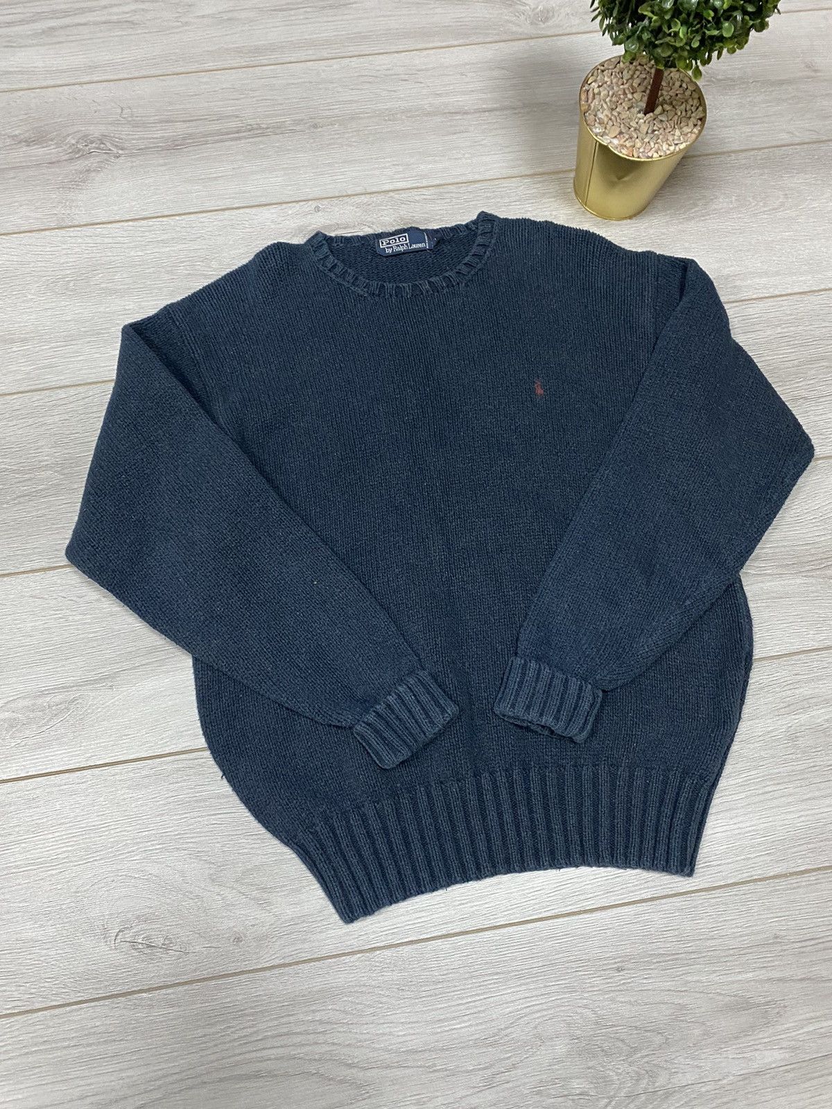 Polo Ralph Lauren Polo Ralph Lauren faded vintage knitted sweater Size US M / EU 48-50 / 2 - 4 Thumbnail