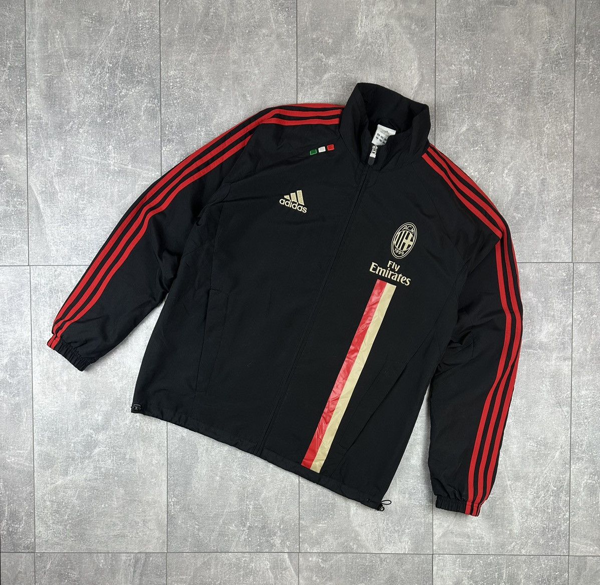 Adidas Ac Milan 2011/12 Soccer Football Track Jacket