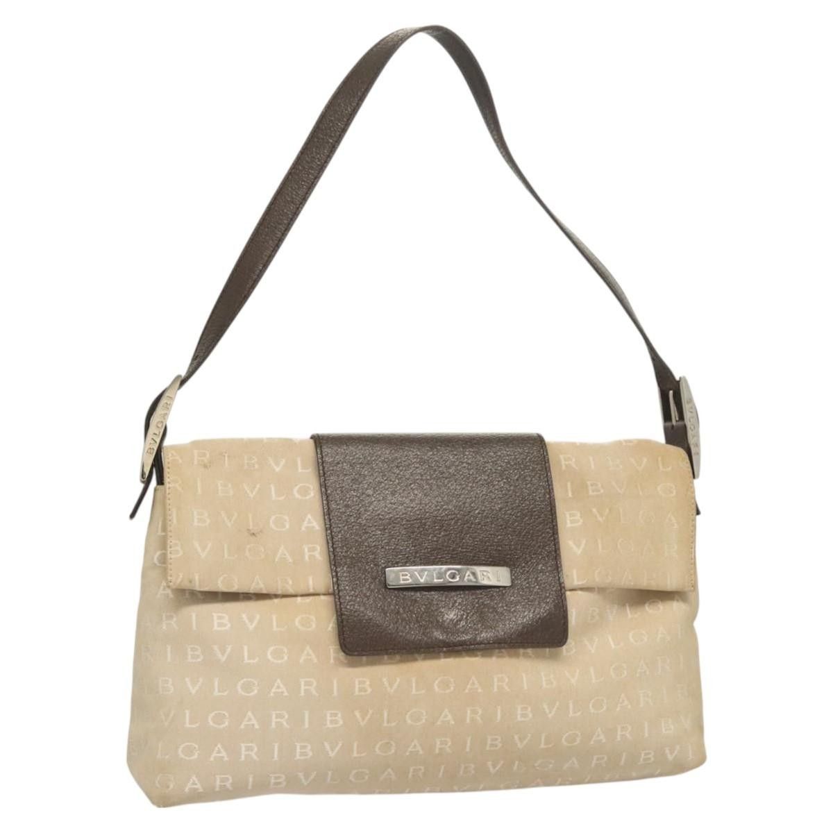 Bvlgari Bvlgari B.Zero1 Logomania Bag Canvas with Leather Size ONE SIZE - 1 Thumbnail