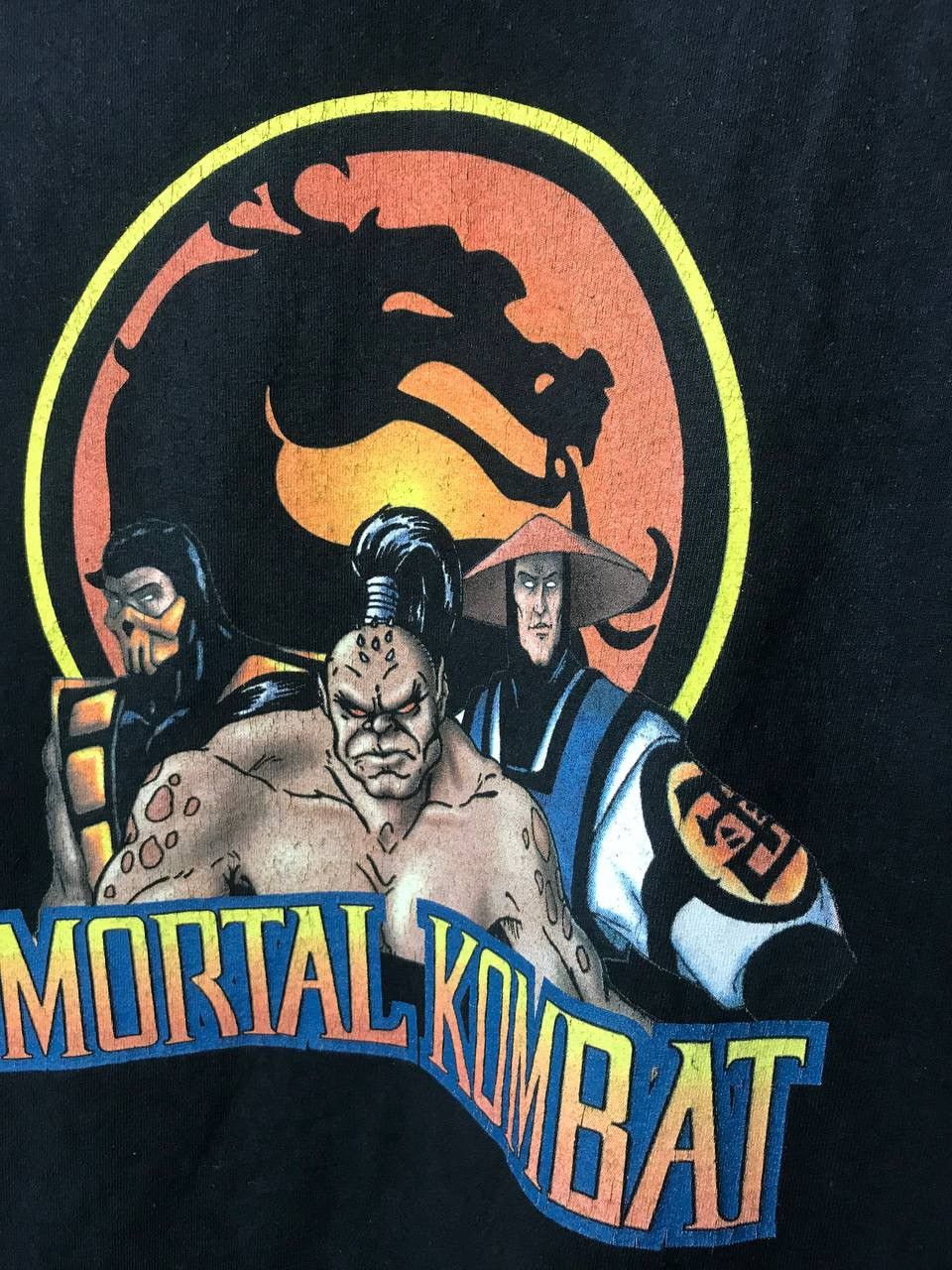 Microsoft 🔥 RARE Vintage Mortal Combat Tee T-Shirt Video Game Apple Size US L / EU 52-54 / 3 - 5 Thumbnail