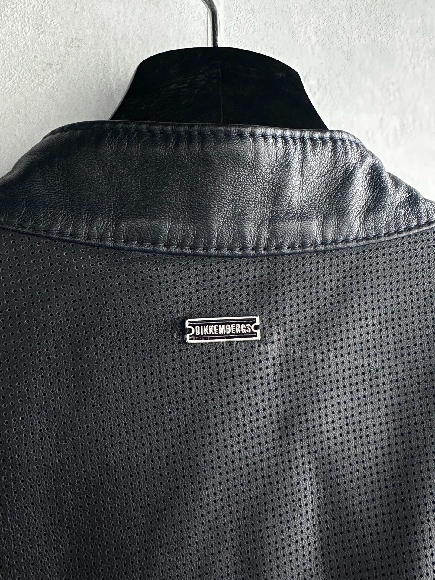 Dirk Bikkembergs RGS Bikkemberg Men Wool Nylon Leather Jacket sz