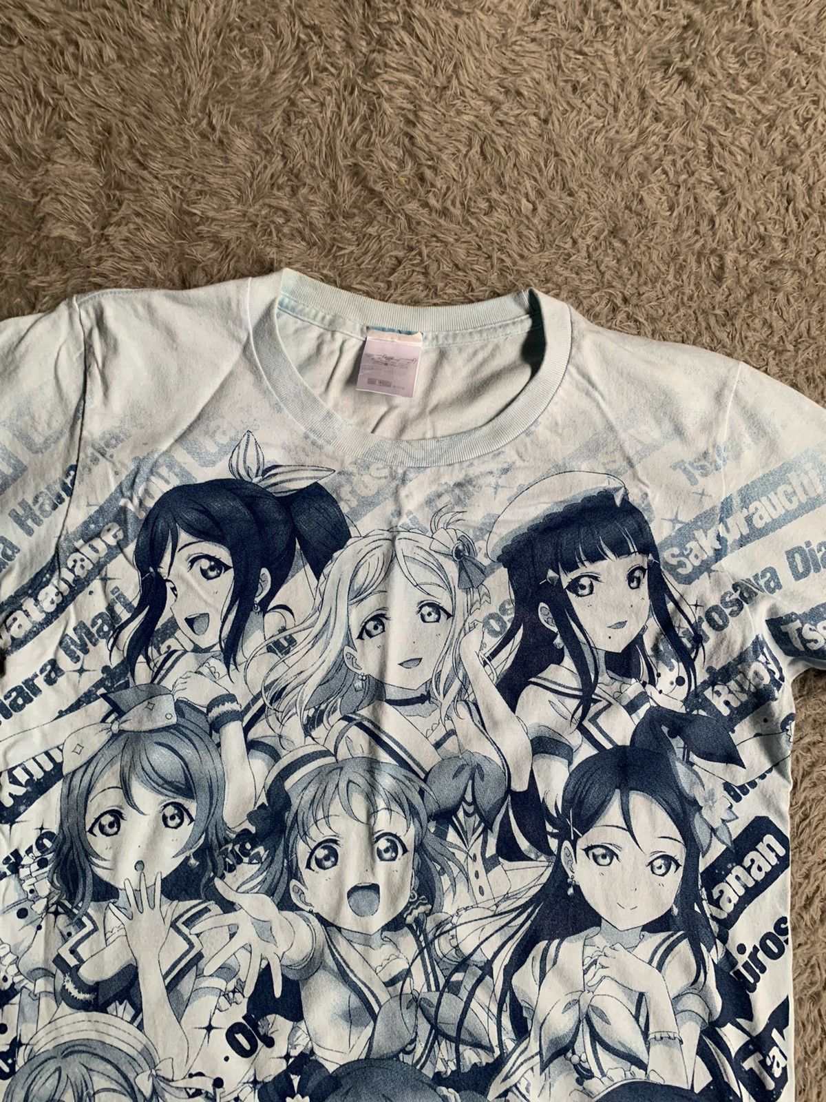 Anime × Japanese Brand School Idol Project Over Print Anime Cospa Tee Size US M / EU 48-50 / 2 - 2 Thumbnail
