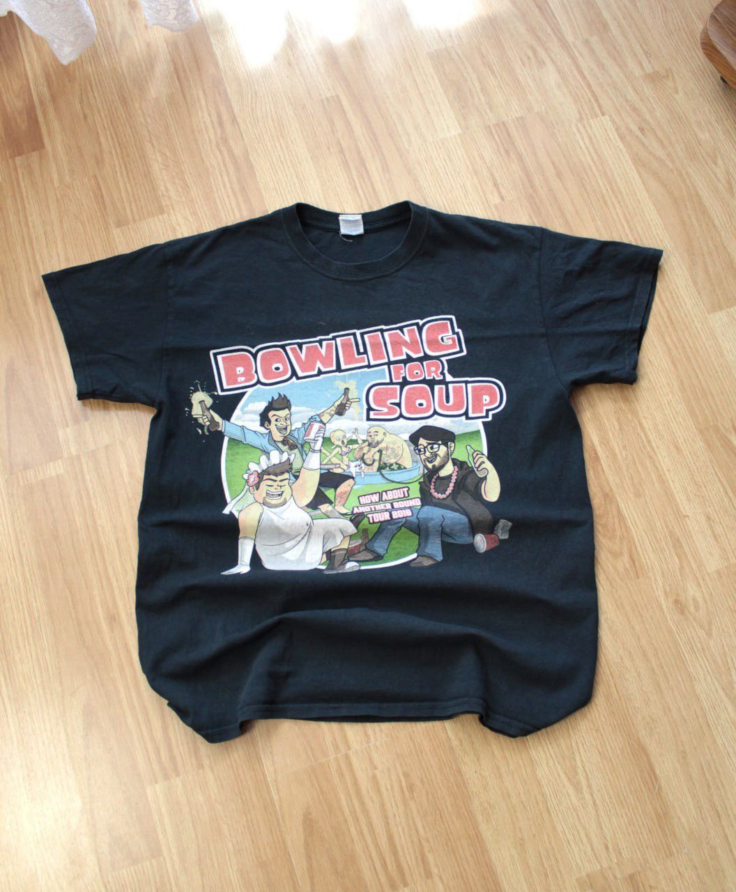 Band Tees 🔥 Bowling For Soup 2016 How About Another Round Tour T Shirt Size US M / EU 48-50 / 2 - 1 Thumbnail