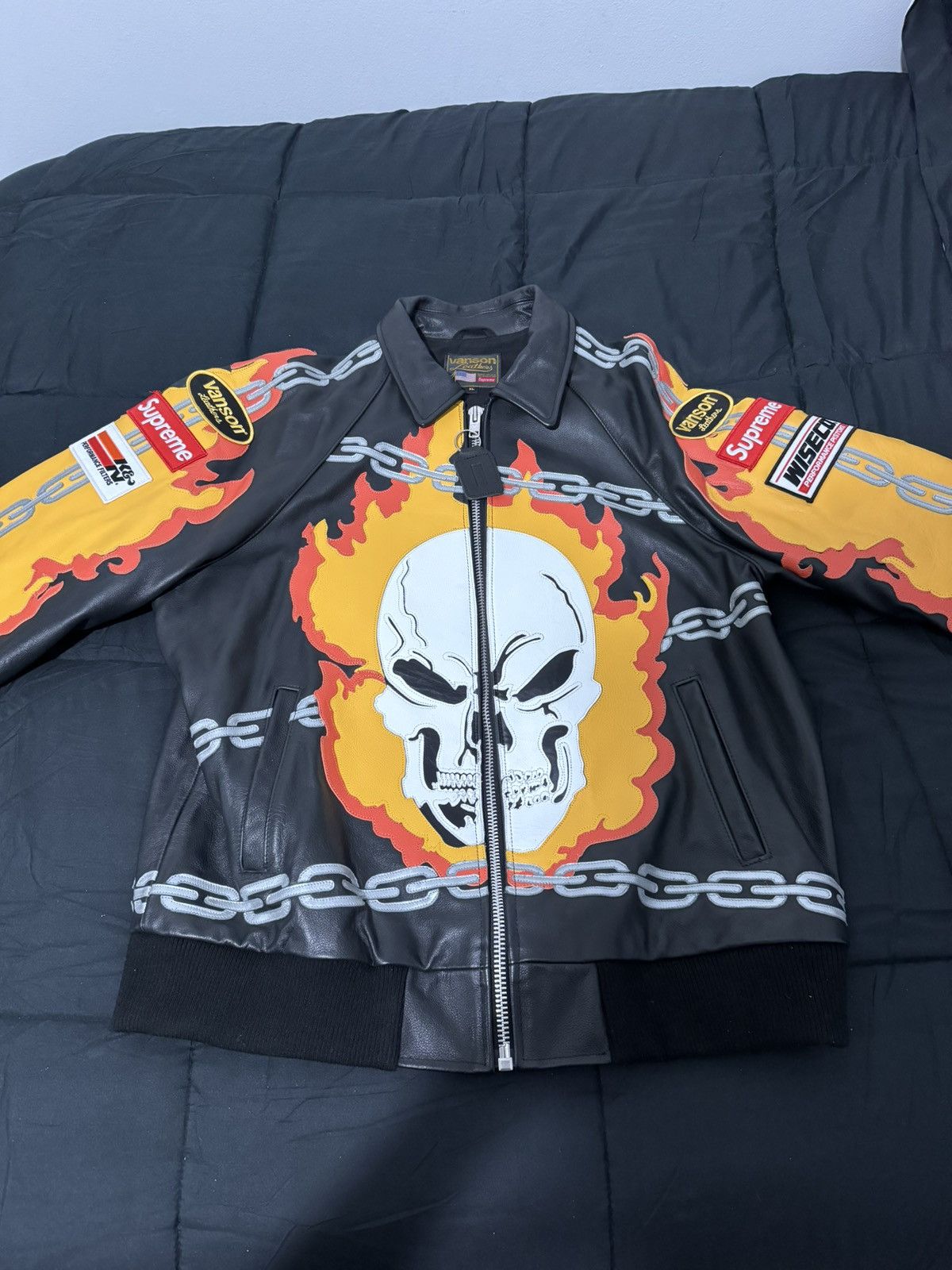 Supreme × Vanson Leathers Ghost Rider Supreme x Vanson Leathers Jacket ...