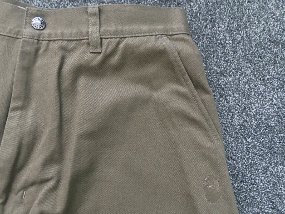 Bape Bape tan one point shorts Size US 29 - 4 Thumbnail