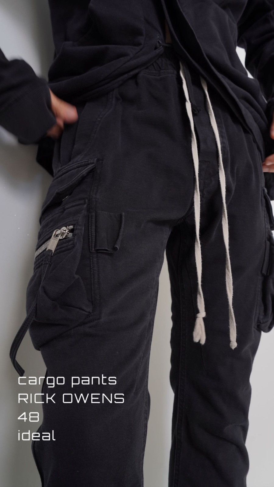 Rick Owens cargo super pants Size US 43 - 1 Thumbnail