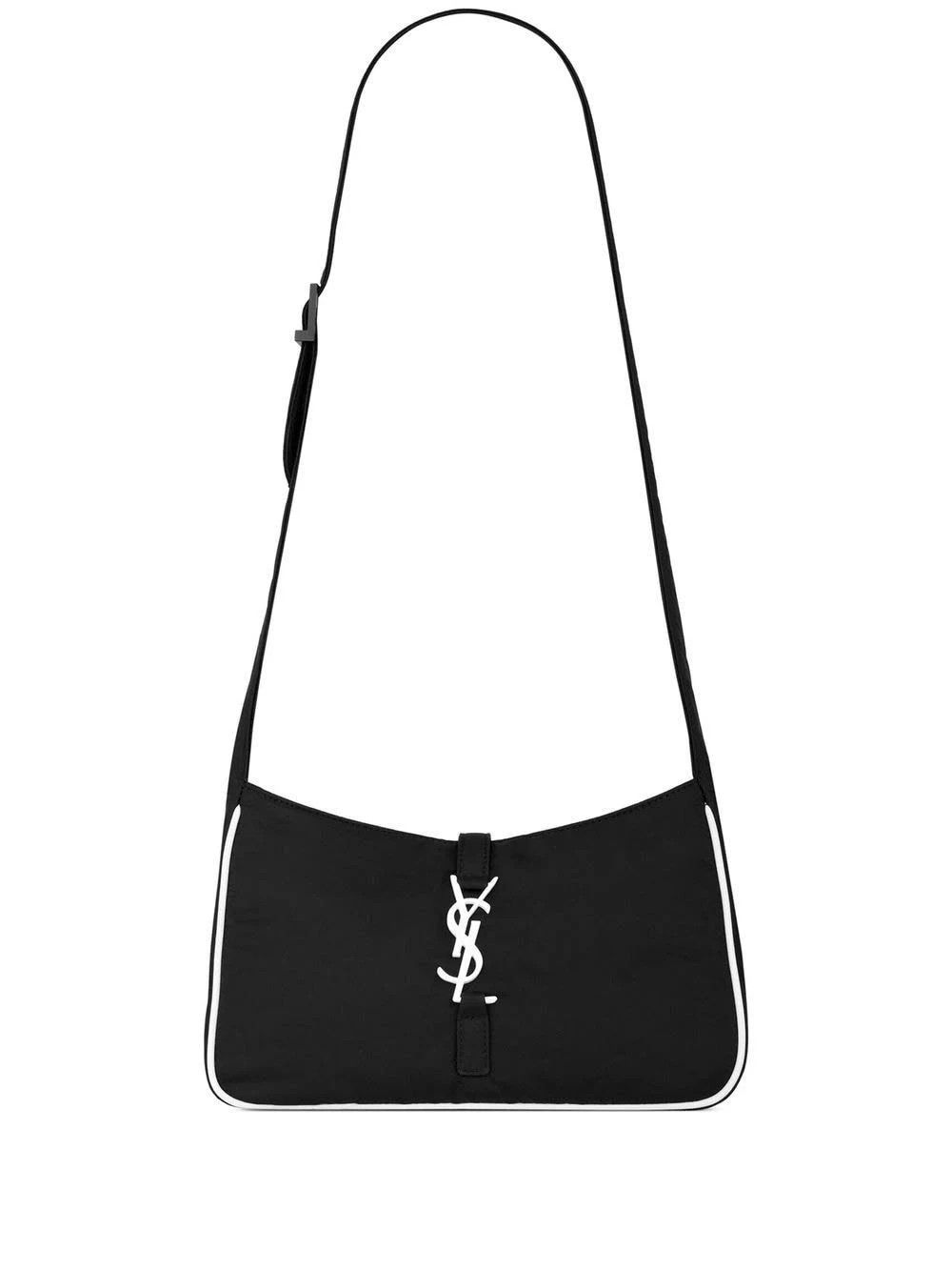 Saint Laurent Paris o1s1wg111124 Size: OS / Le 5 A 7 Crossbody Bag Black & White Size ONE SIZE - 1 Thumbnail