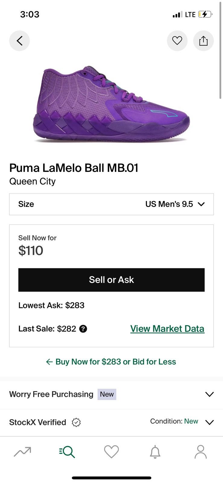 Puma Puma Lamelo ball Queen City sneakers Size US 9.5 / EU 42-43 - 1 Thumbnail