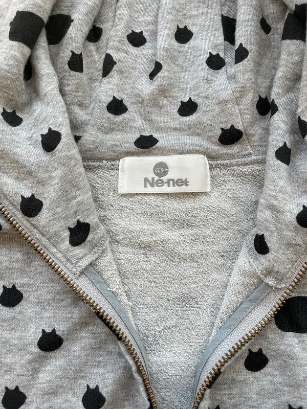Issey Miyake × Japanese Brand × Ne-Net ne-net hoodie cat, japan. Size M / US 6-8 / IT 42-44 - 5 Thumbnail