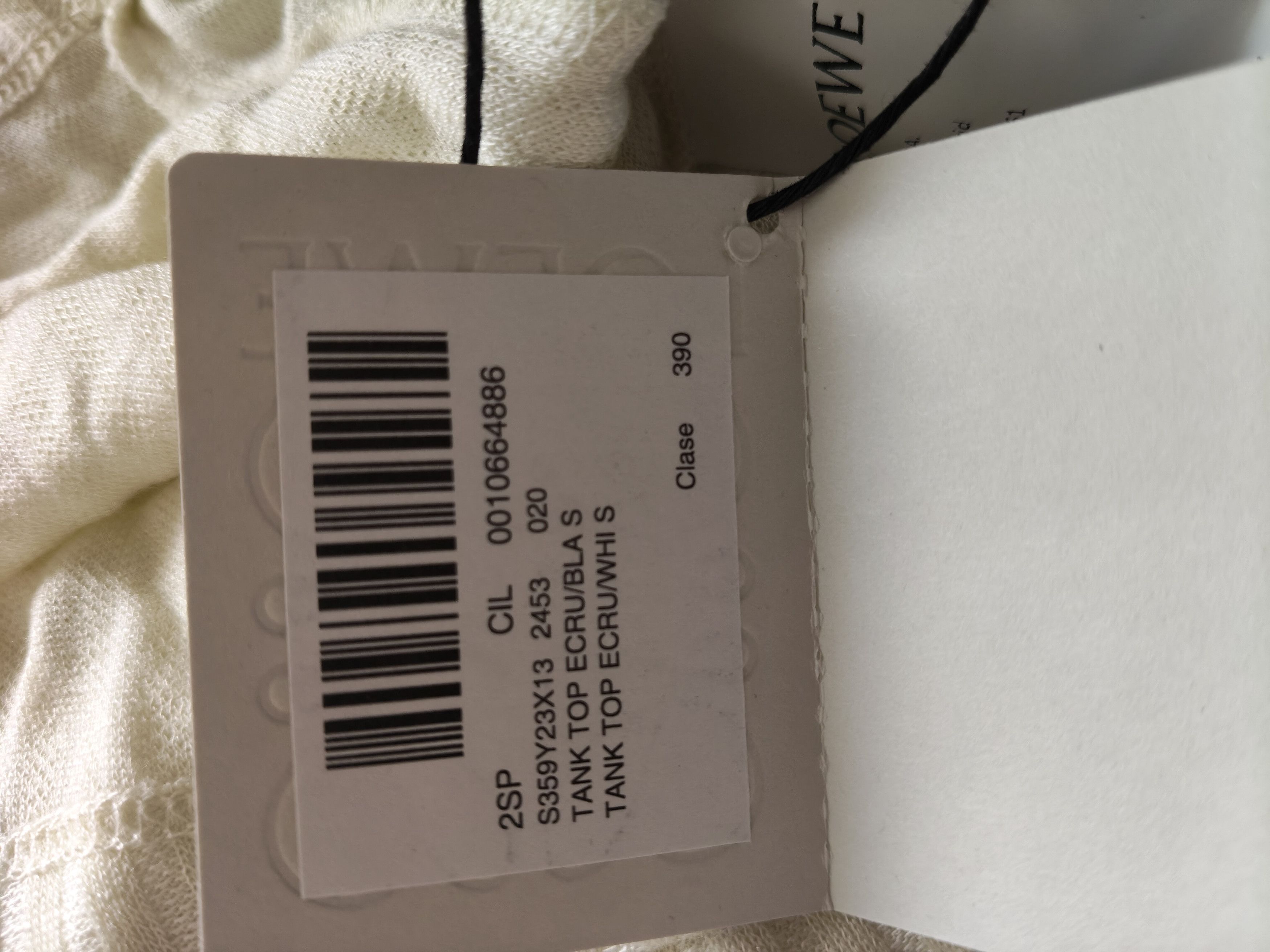 Loewe Silk and cotton rib tanktop brand new with tags Size S / US 4 / IT 40 - 9 Thumbnail