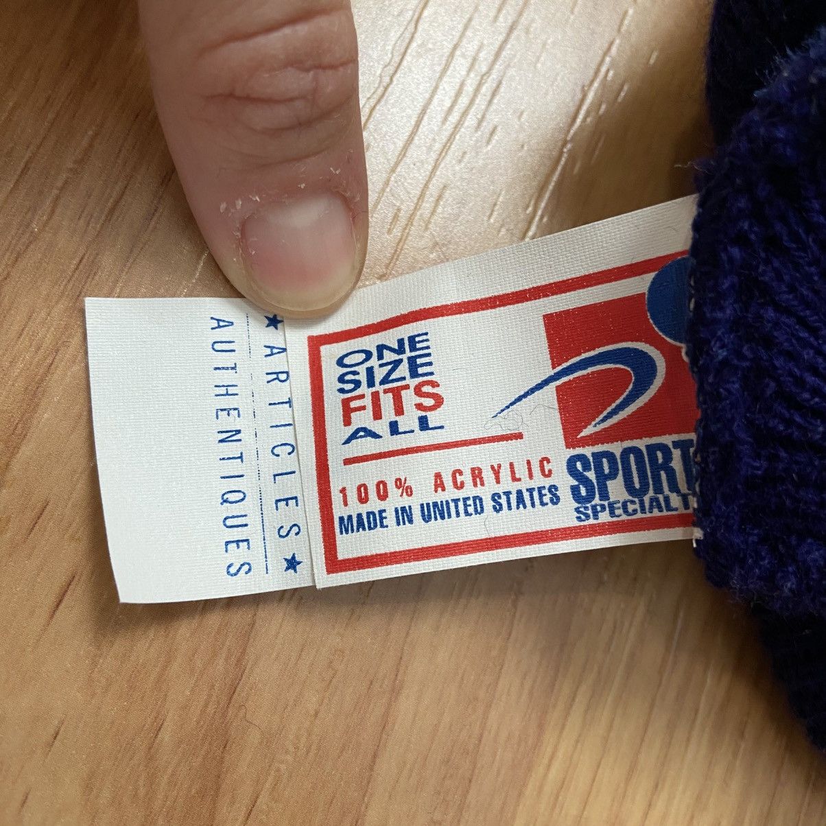 MLB × Sports Specialties Vintage Sports Specialties MLB Cleveland Indians Beanie Size ONE SIZE - 7 Thumbnail