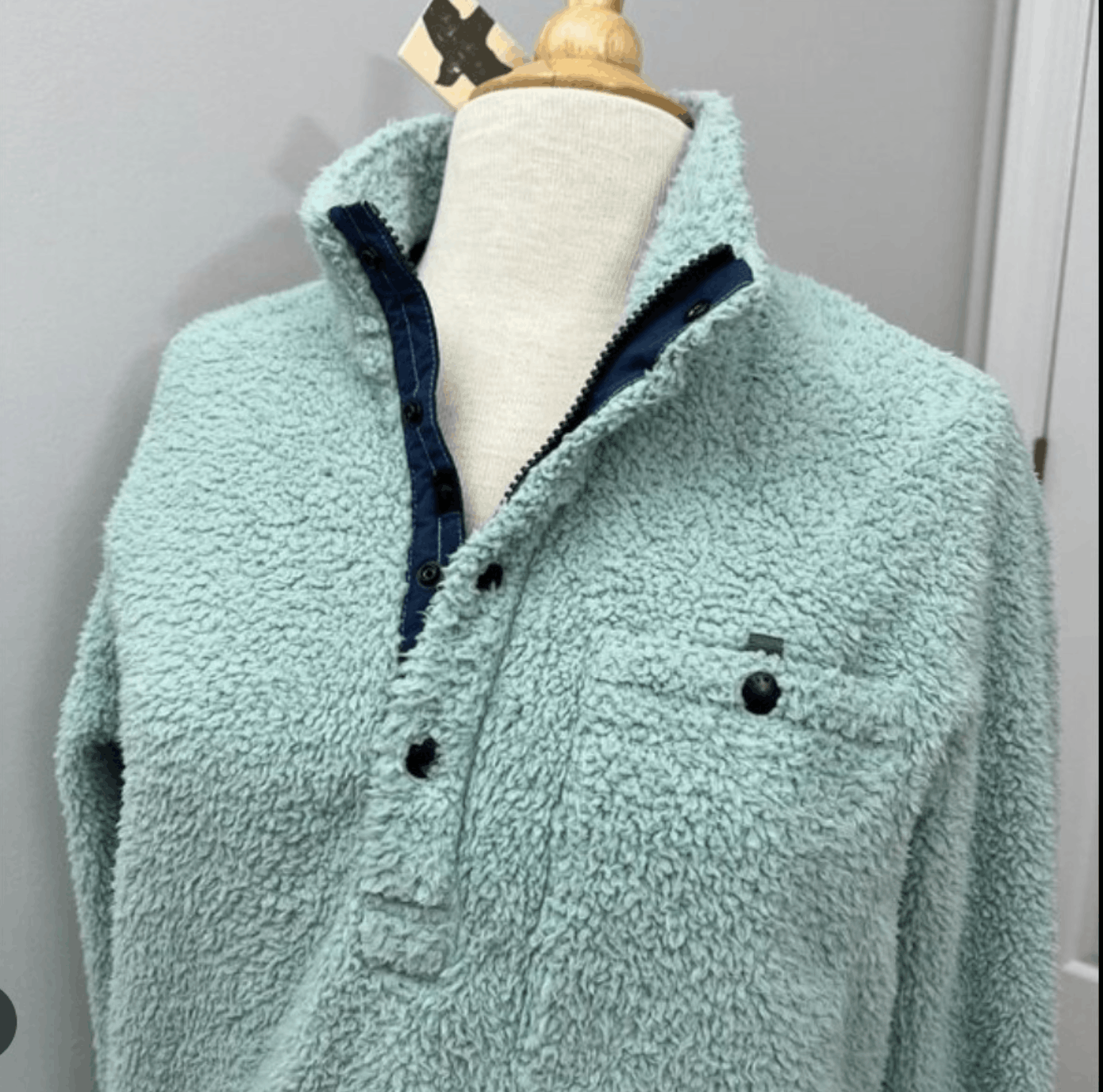 Relwen Relwen Shag Snap Zip Pullover - LG Mint Green - NEW Size US L / EU 52-54 / 3 - 1 Preview