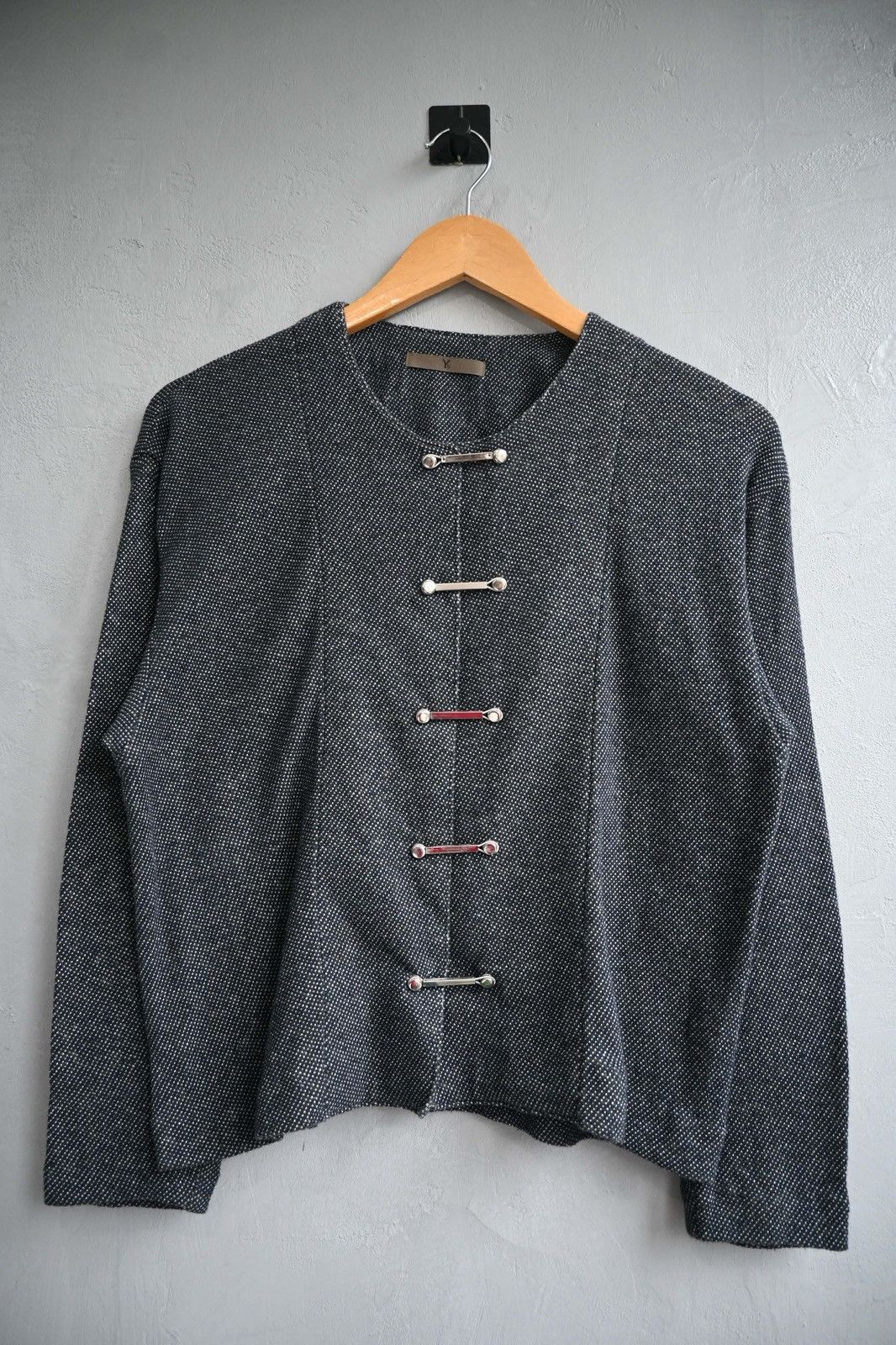 Y's for Men Y’s Collarless Bar-Closure Jacket Size US M / EU 48-50 / 2 - 1 Thumbnail