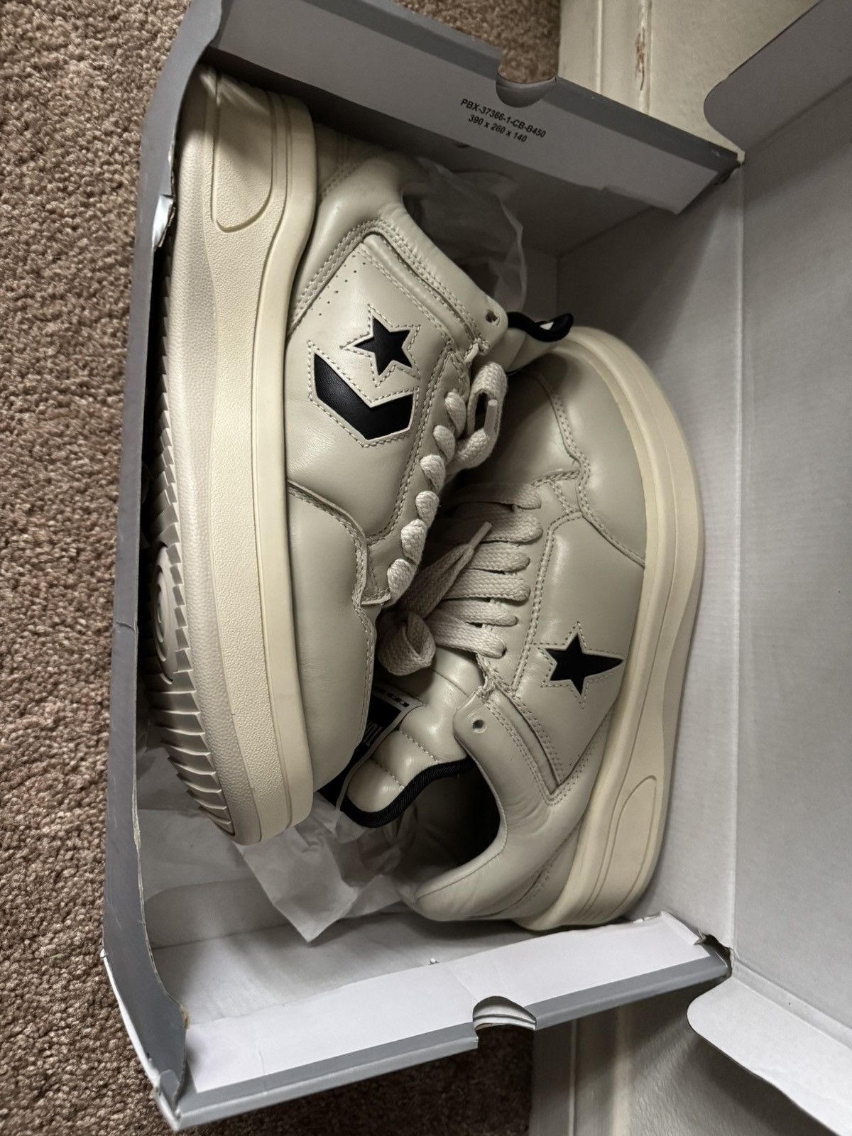 Converse × Rick Owens Drkshdw Rick Owens TURBOWPN Pelican Size US 10.5 / EU 43-44 - 1 Thumbnail