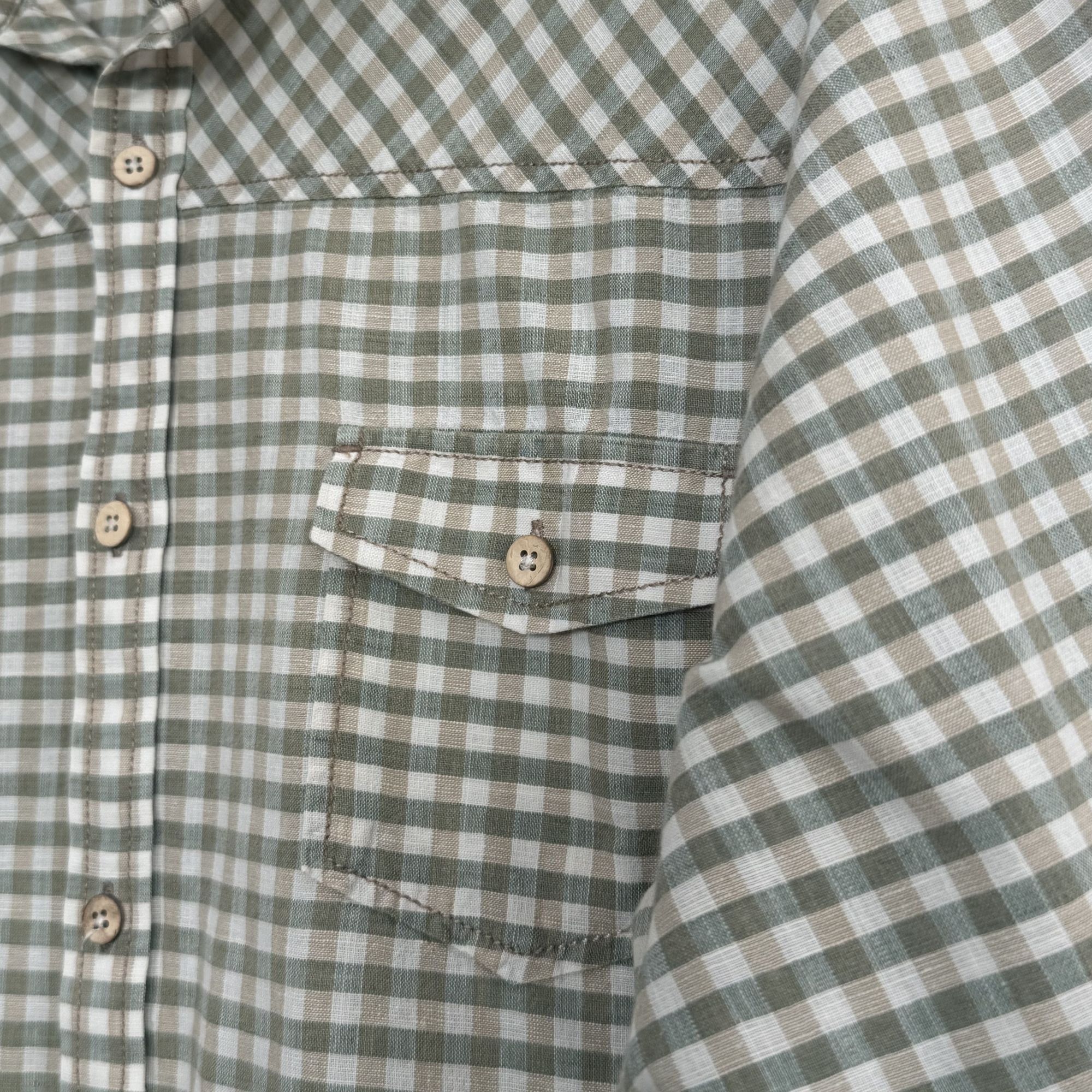 Black Brown 1826 Black Brown 1826 Men's Linen Blend Short Sleeve Shirt XL Size US XL / EU 56 / 4 - 5 Thumbnail