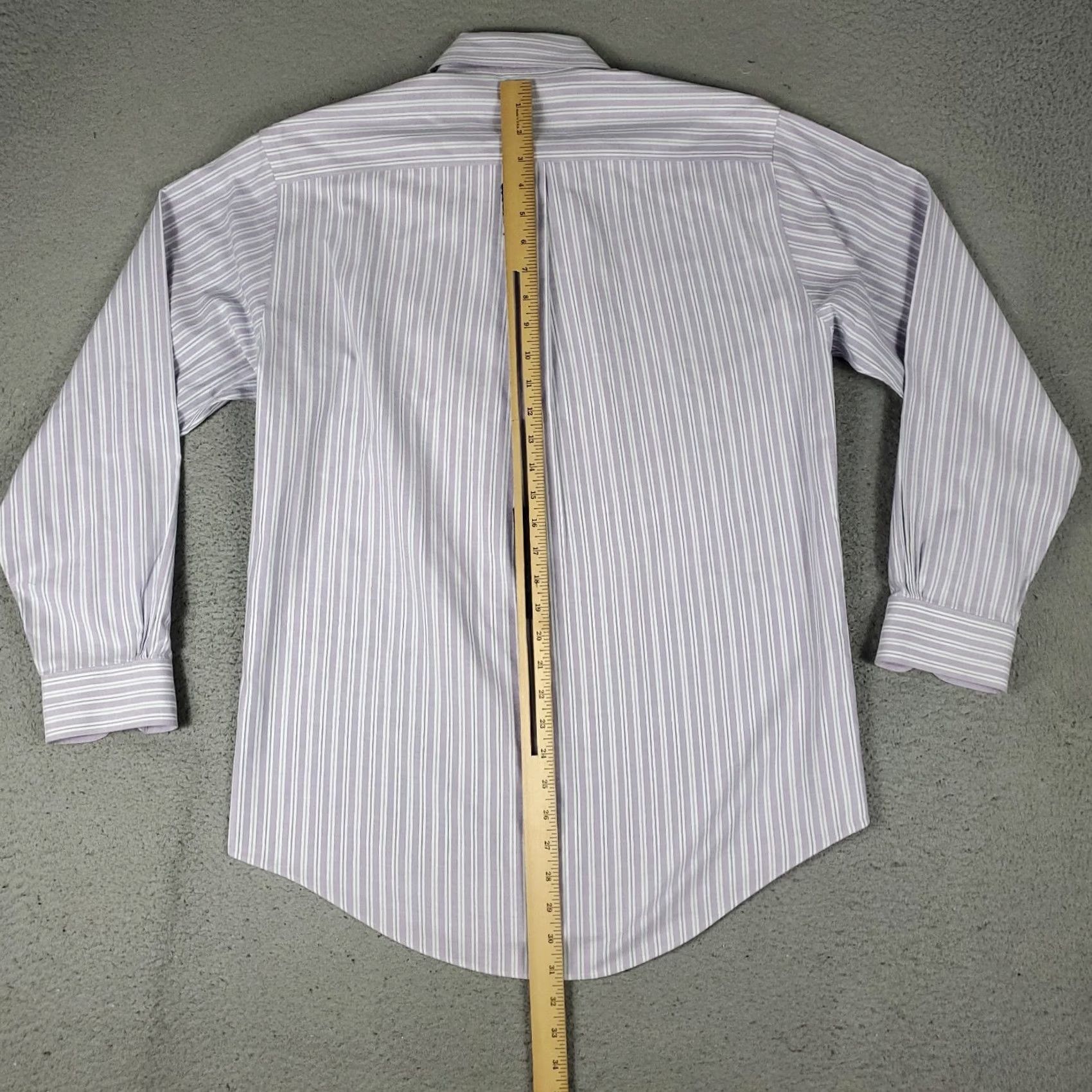Brooks Brothers Brooks Brothers Shirt Mens Small Purple Striped Regent Button Up Long Sleeve Size US S / EU 44-46 / 1 - 4 Thumbnail