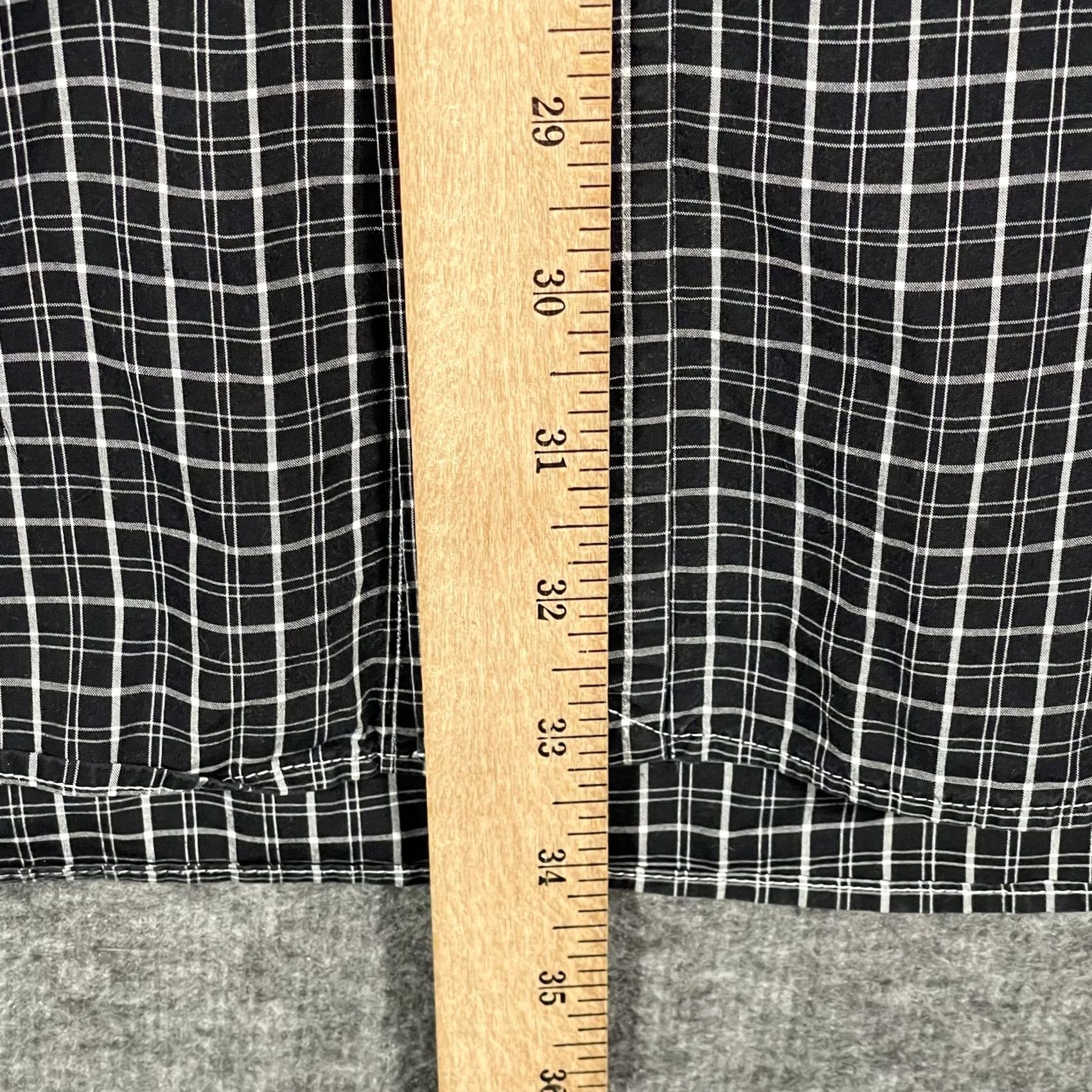 Ralph Lauren Ralph Lauren Shirt Mens 3XLT Black Check Button Down Long Sleeve Big Tall Size US XXL / EU 58 / 5 - 8 Thumbnail