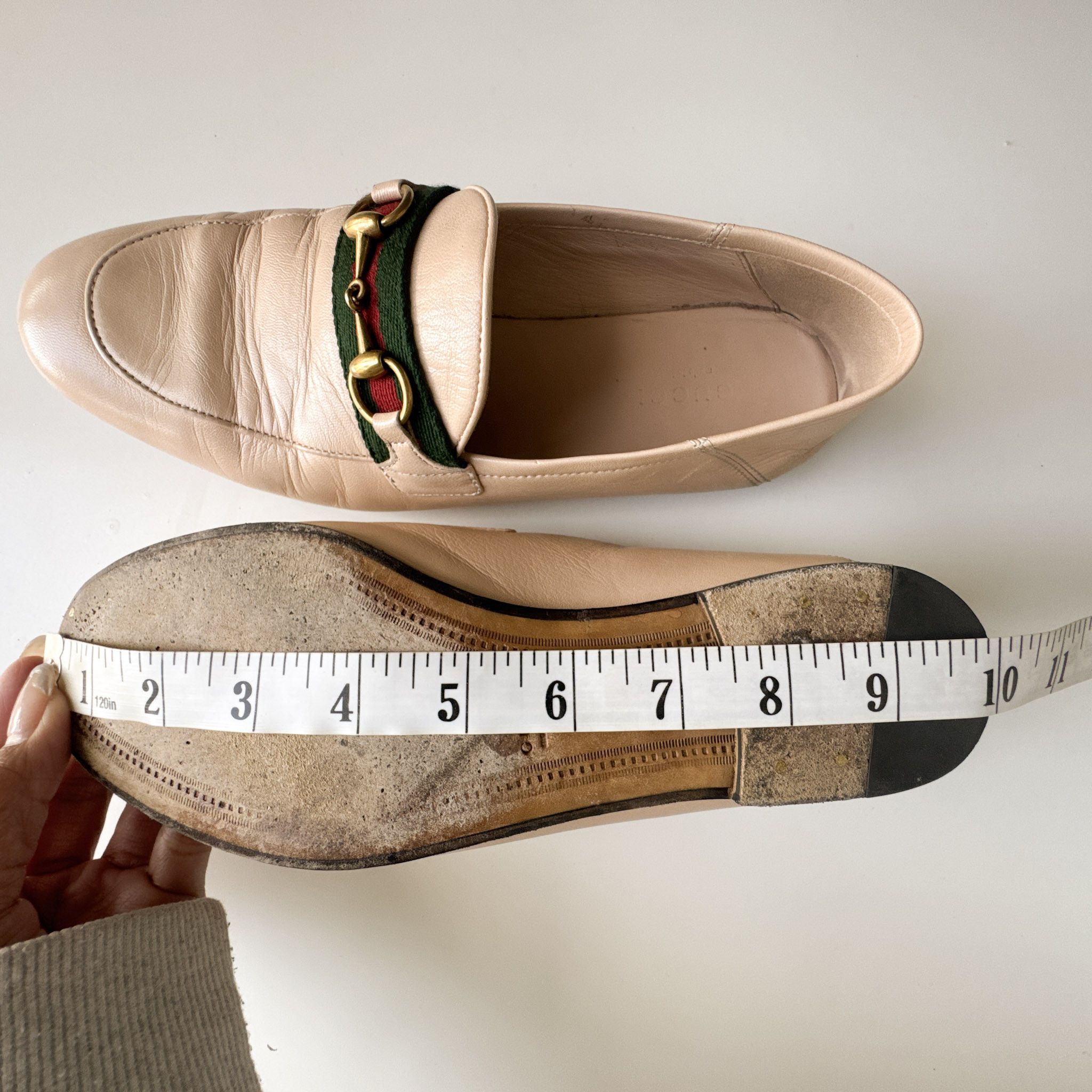 Gucci Gucci brixton horsebit & web convertible loafer in skin rose Size US 6.5 / IT 36.5 - 14 Thumbnail