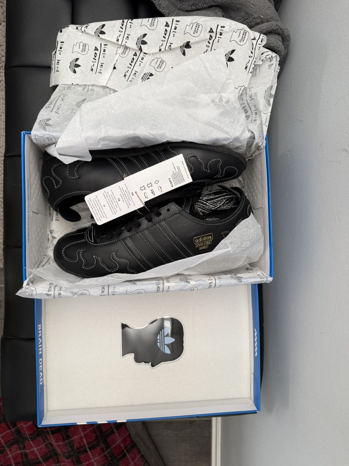 Adidas × Brain Dead Brain Dead x Dover Street Market Adidas Japan Lo Black Size US 10 / EU 43 - 10 Thumbnail
