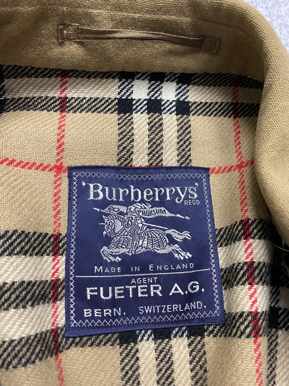 Burberry × Vintage Vintage Burberrys Prorsum Alpaca Wool Bomber Jacket Rare Size US L / EU 52-54 / 3 - 13 Thumbnail