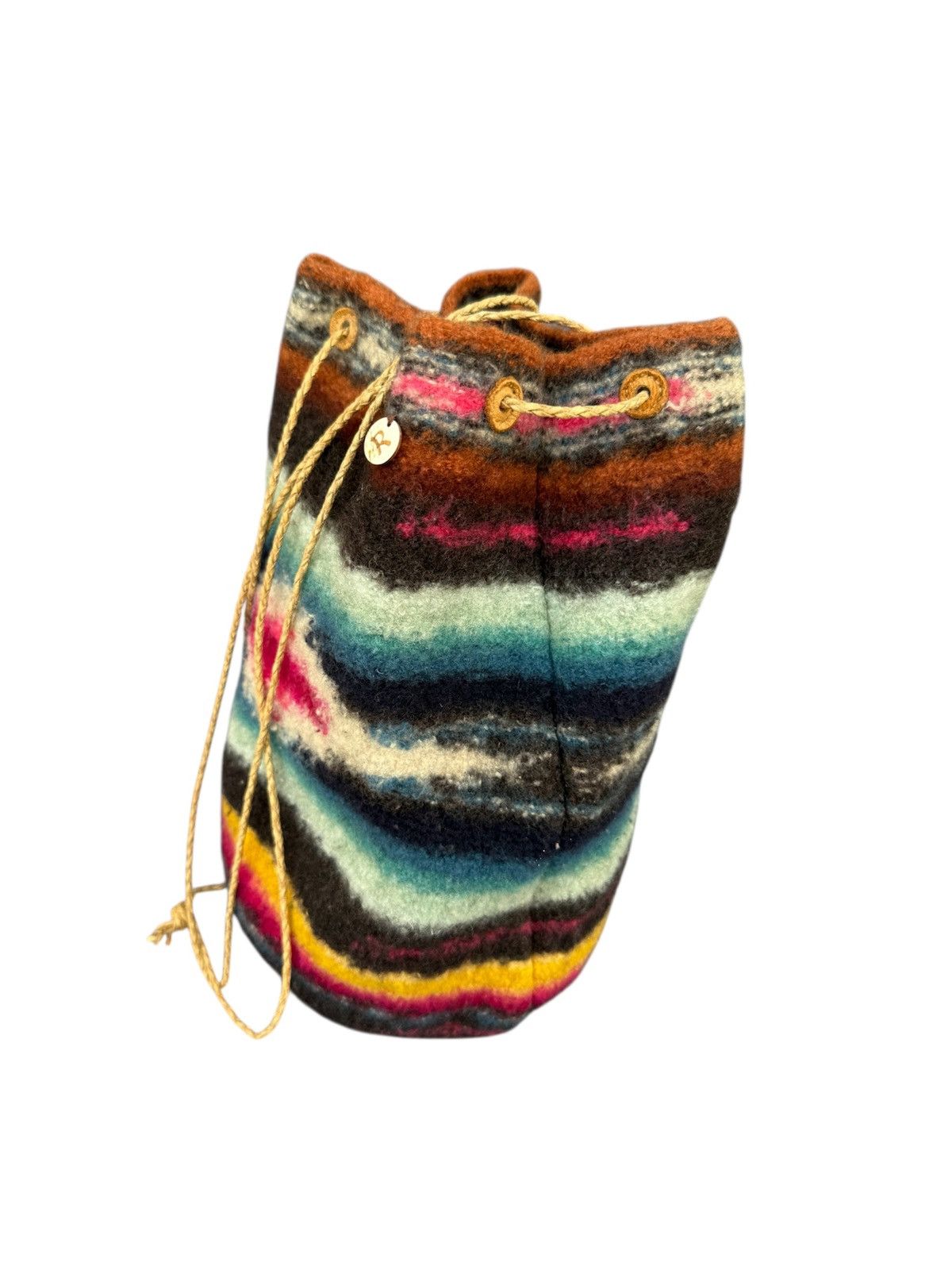 45rpm 45rpm Native Wool Drawstring Bucket Bag Size ONE SIZE - 3 Thumbnail